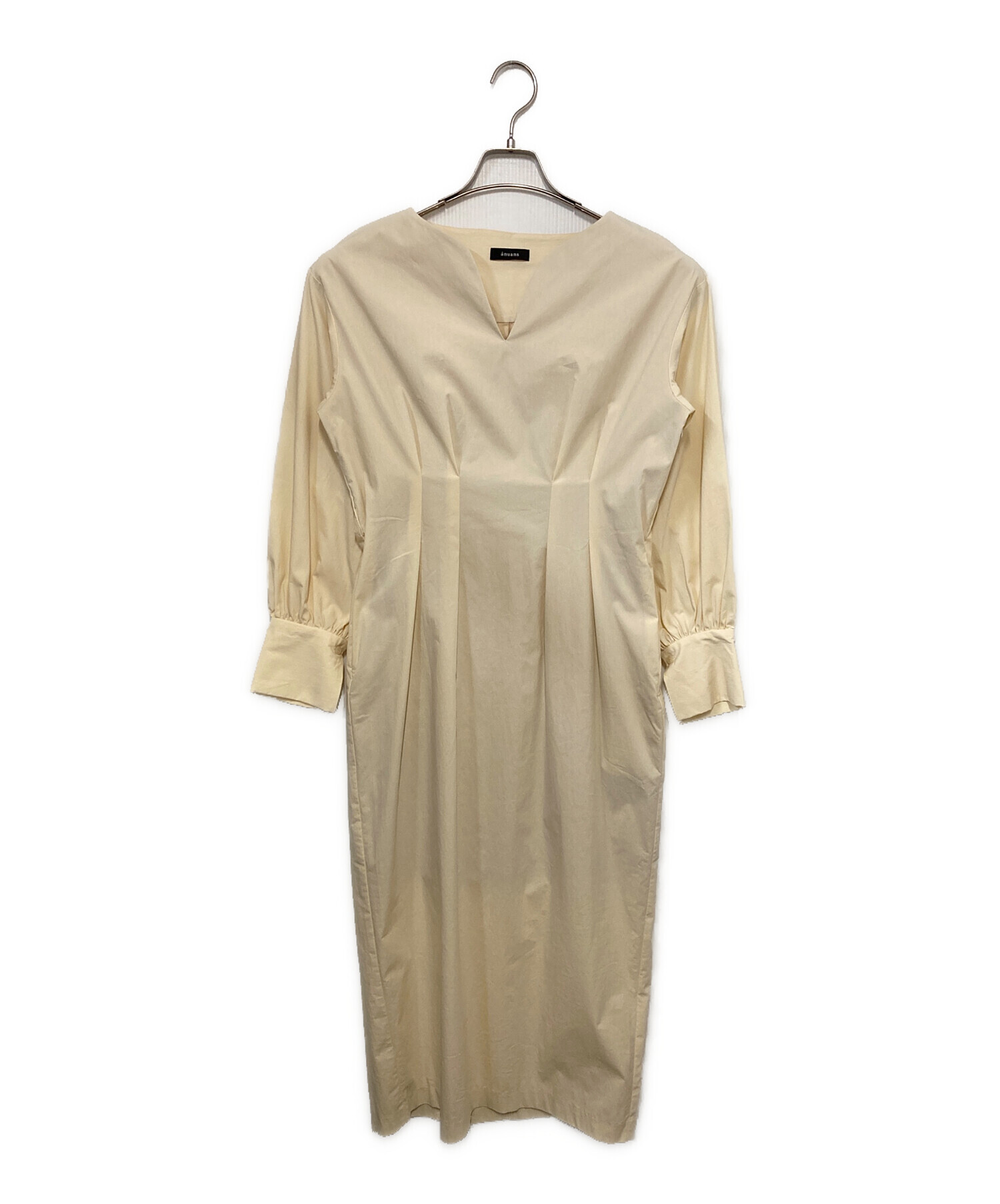 anuans アニュアンス　ハーフスリーブロングジャケット アニュアンス anuans ハーフスリーブロングジャケット （BEIGE