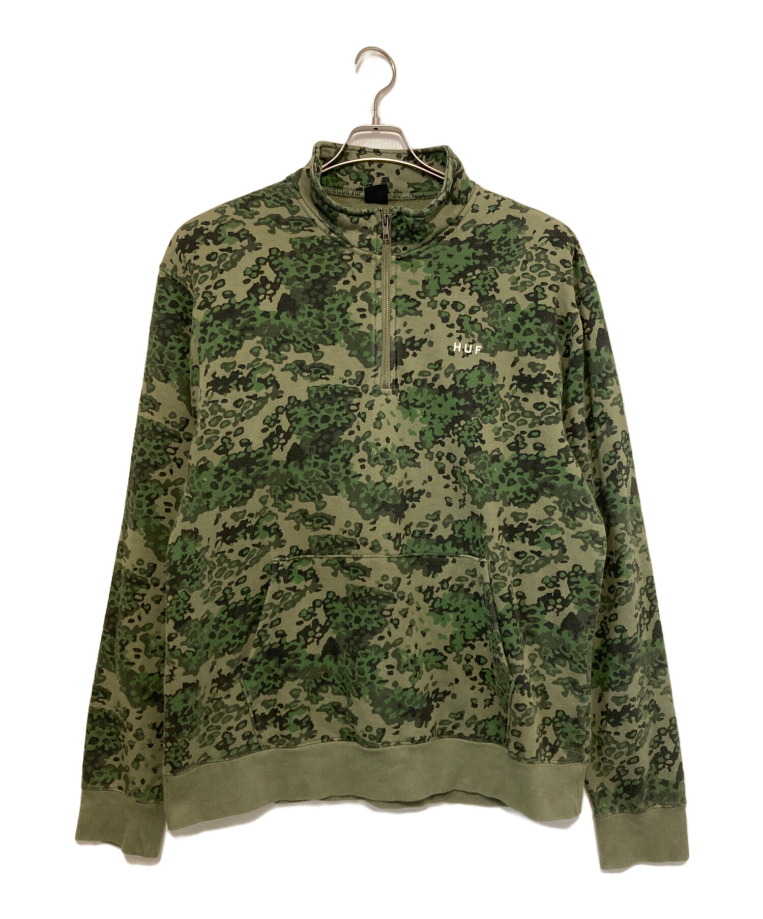中古・古着通販】HUF (ハフ) CONTRA 1/4 ZIP FLEECE/ハーフジップ 