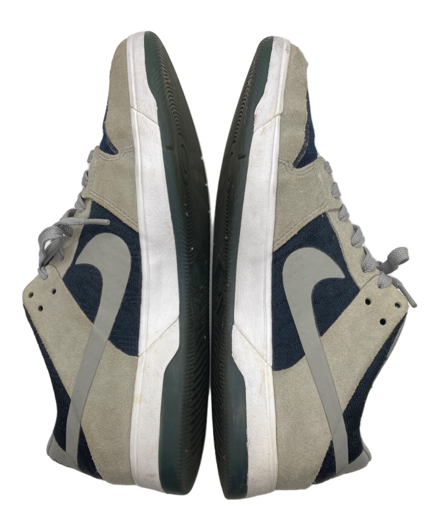 中古・古着通販】NIKE (ナイキ) SB DUNK LOW ELITE グレー×ネイビー 
