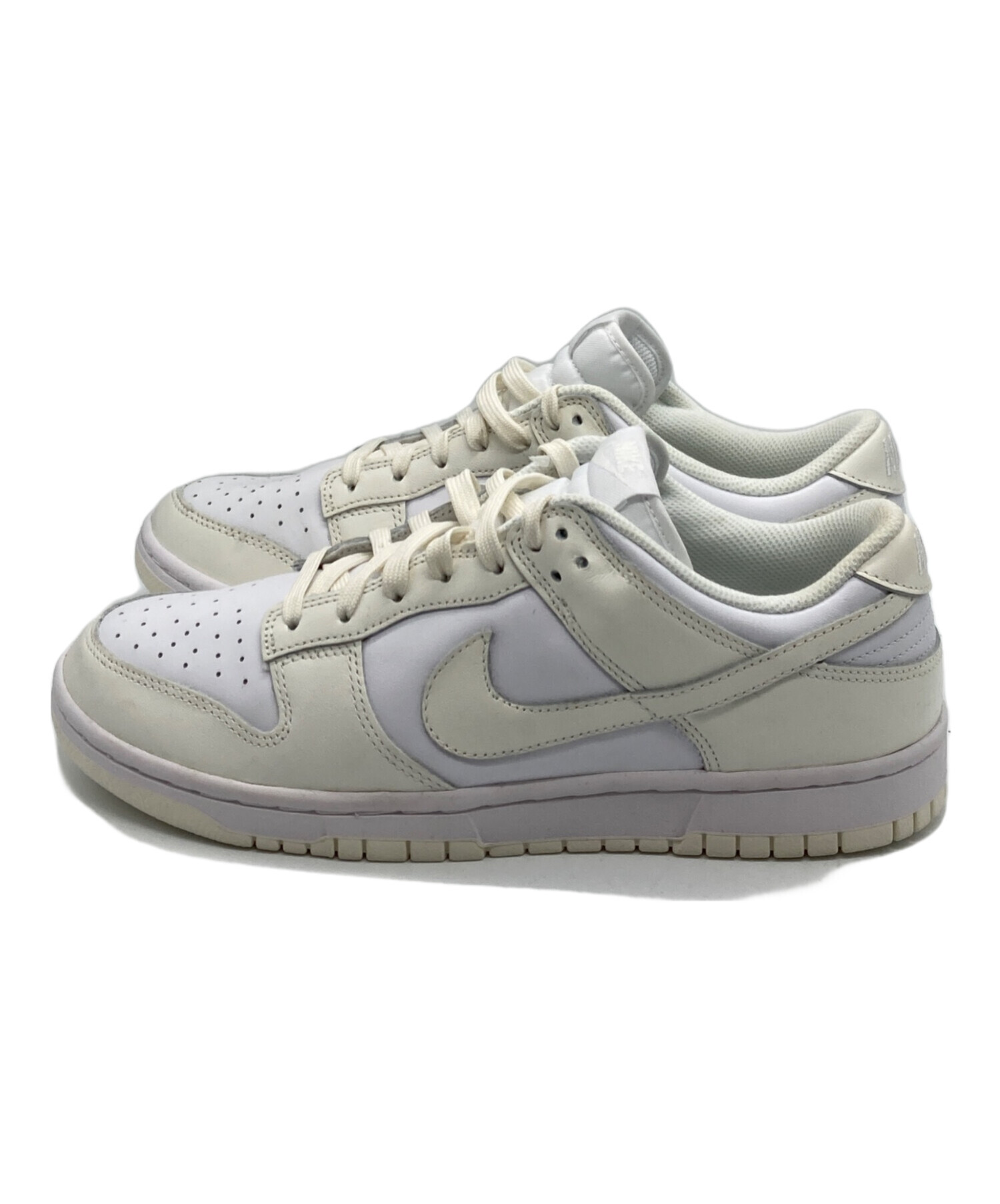中古・古着通販】NIKE (ナイキ) DUNK LOW ホワイト×アイボリー サイズ 