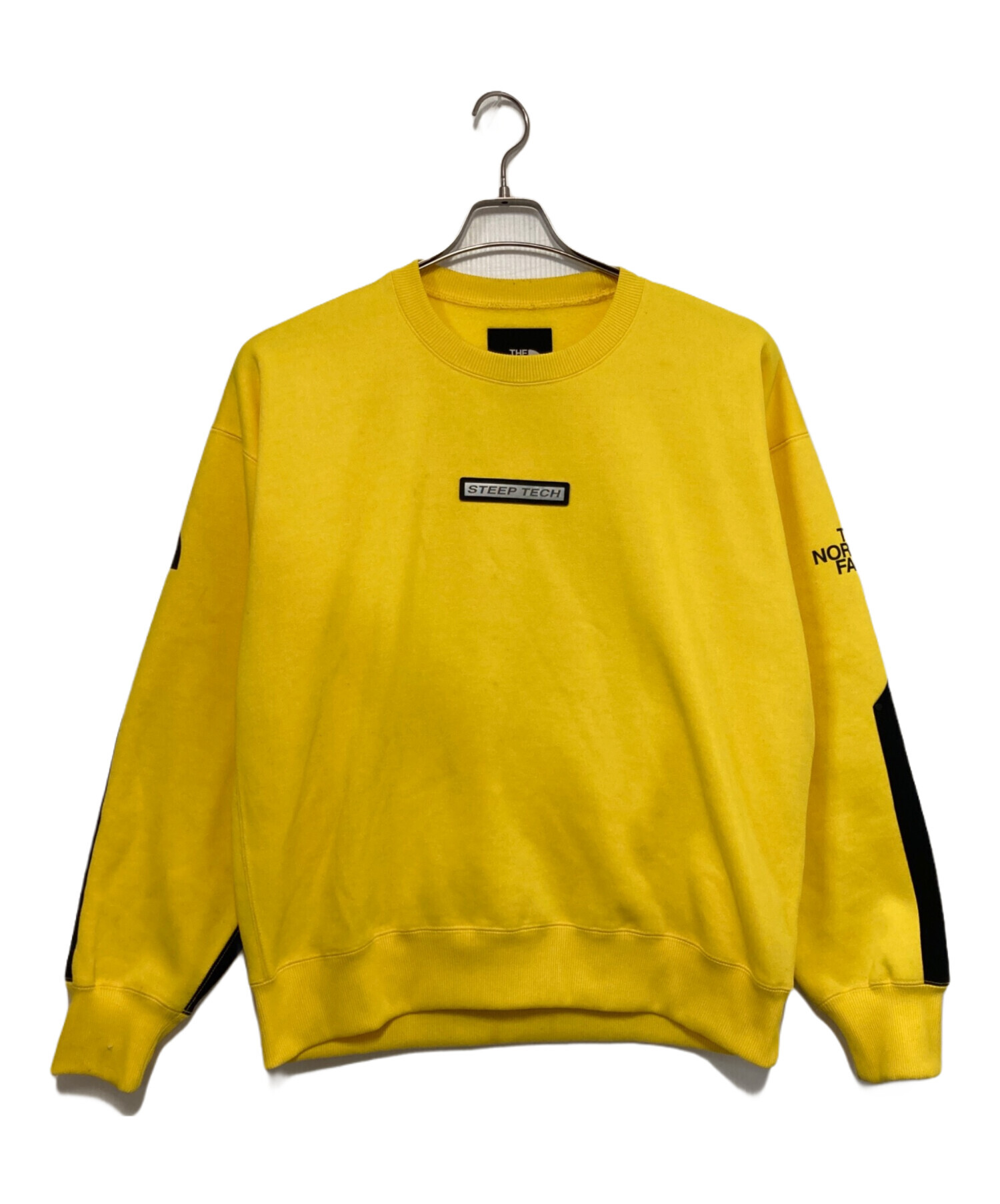 ノースフェイス  スティープテック　ロンT 新品未使用　イエロー　L ザ・ノースフェイス メンズ ロンT ロング Tシャツ 長袖 服 スティープ