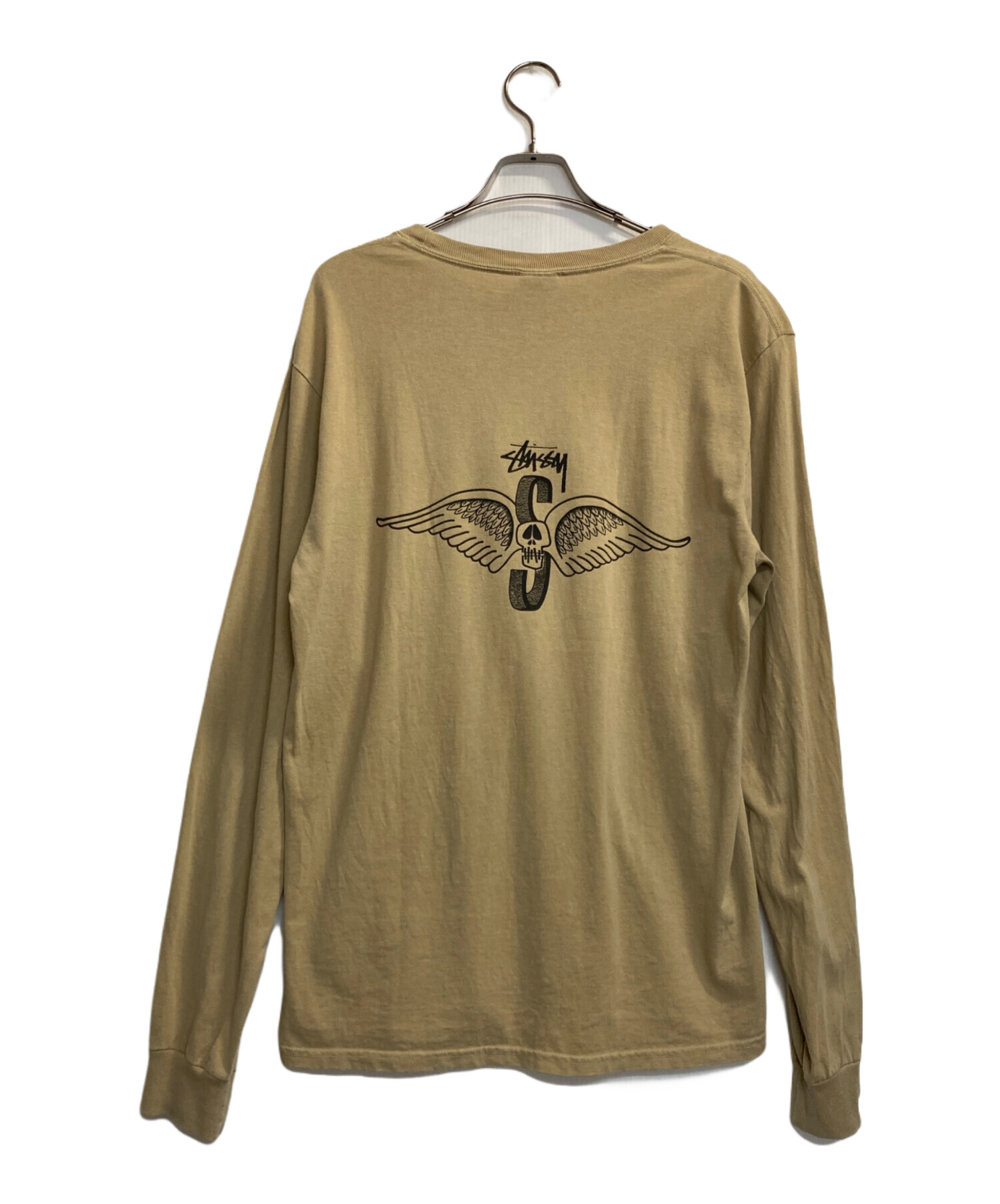 中古・古着通販】stussy (ステューシー) スカルウィングSロゴロング