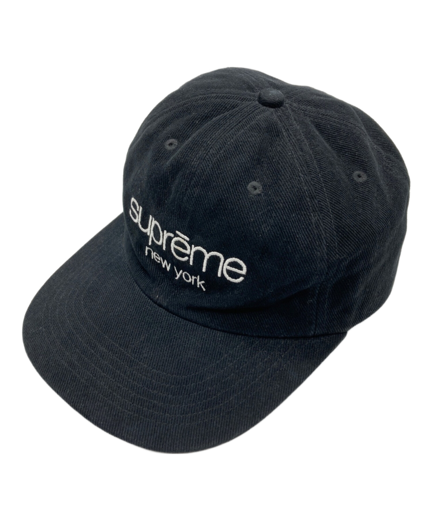 Supreme Classic Logo 6-Panel ブラック 18ss 【公式通販】