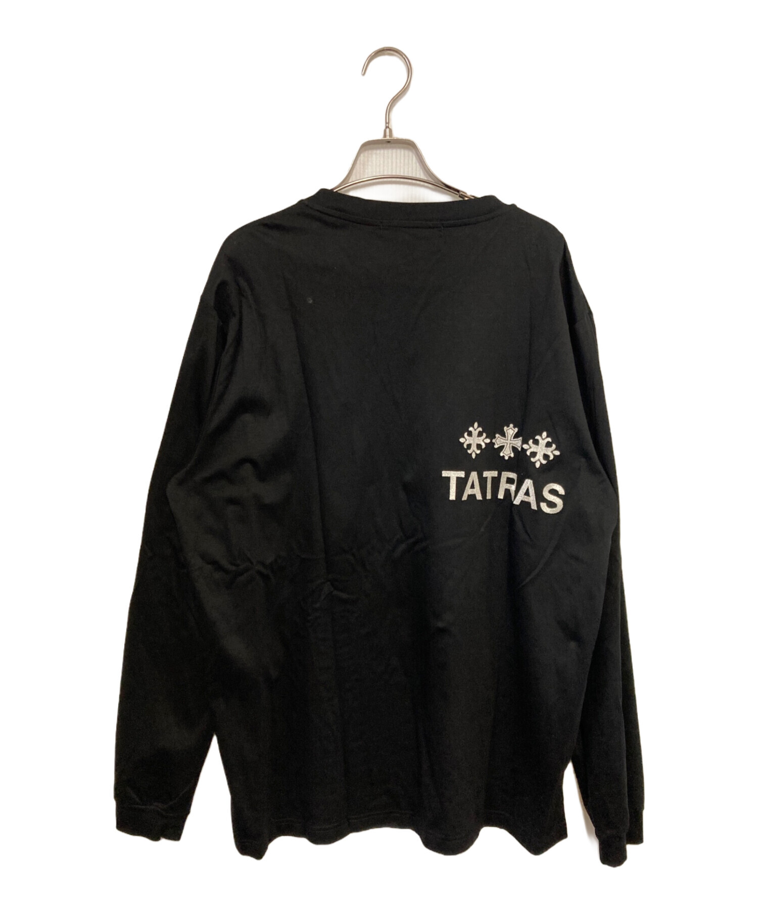 中古・古着通販】TATRAS (タトラス) BELECI ベレチロゴ刺繍長袖Tシャツ 