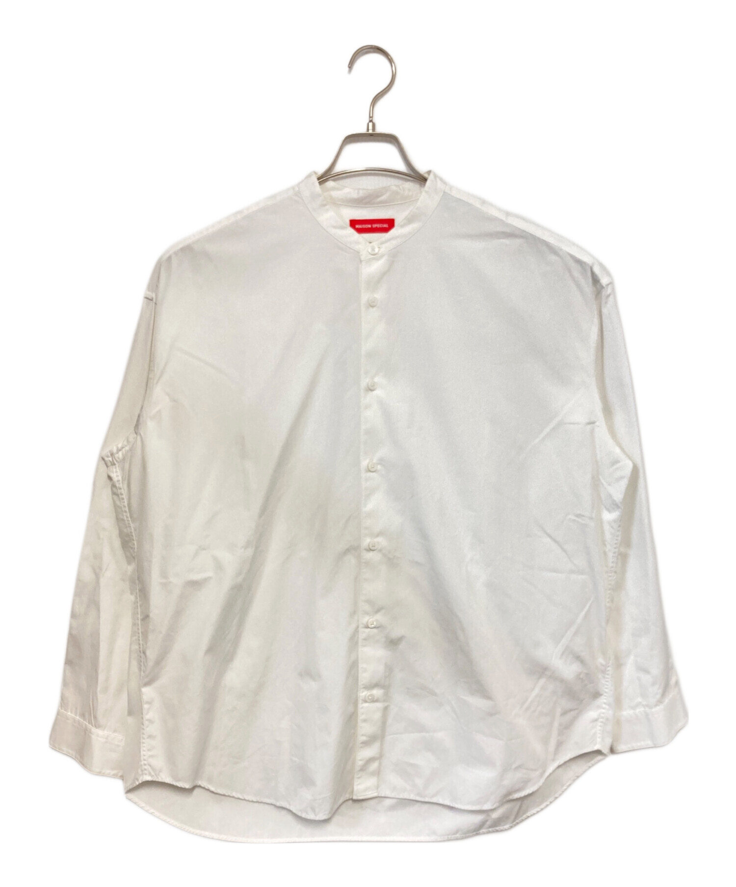 MAISON SPECIAL メゾンスペシャル ブラウス M 白 【古着】【中古】【送料無料】 中古・古着通販】MAISON SPECIAL (メゾンスペシャル) パフショルダー