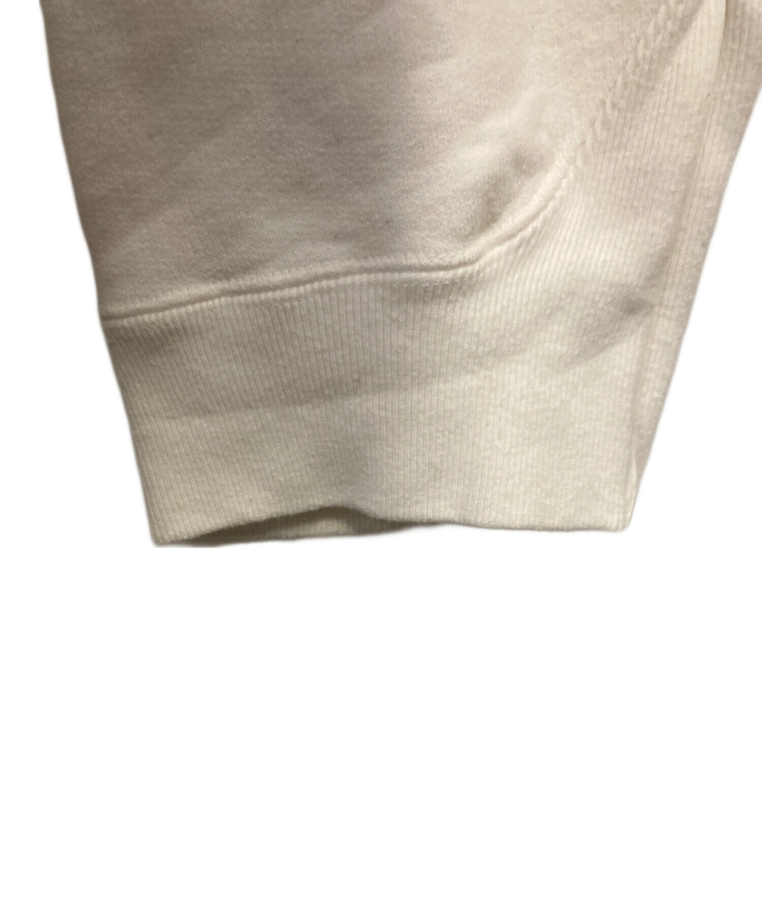 ATON エイトン SUVIN GARMENT DYE CREWNECK PULLOVER ビッグシルエット スウェット トレーナー KKAGBW0101 4 ホワイト  レディース 古着 中古 USED ATON（エイトン） tシャツ GARMENT DYE | OVERSIZED SWEAT SHIRT