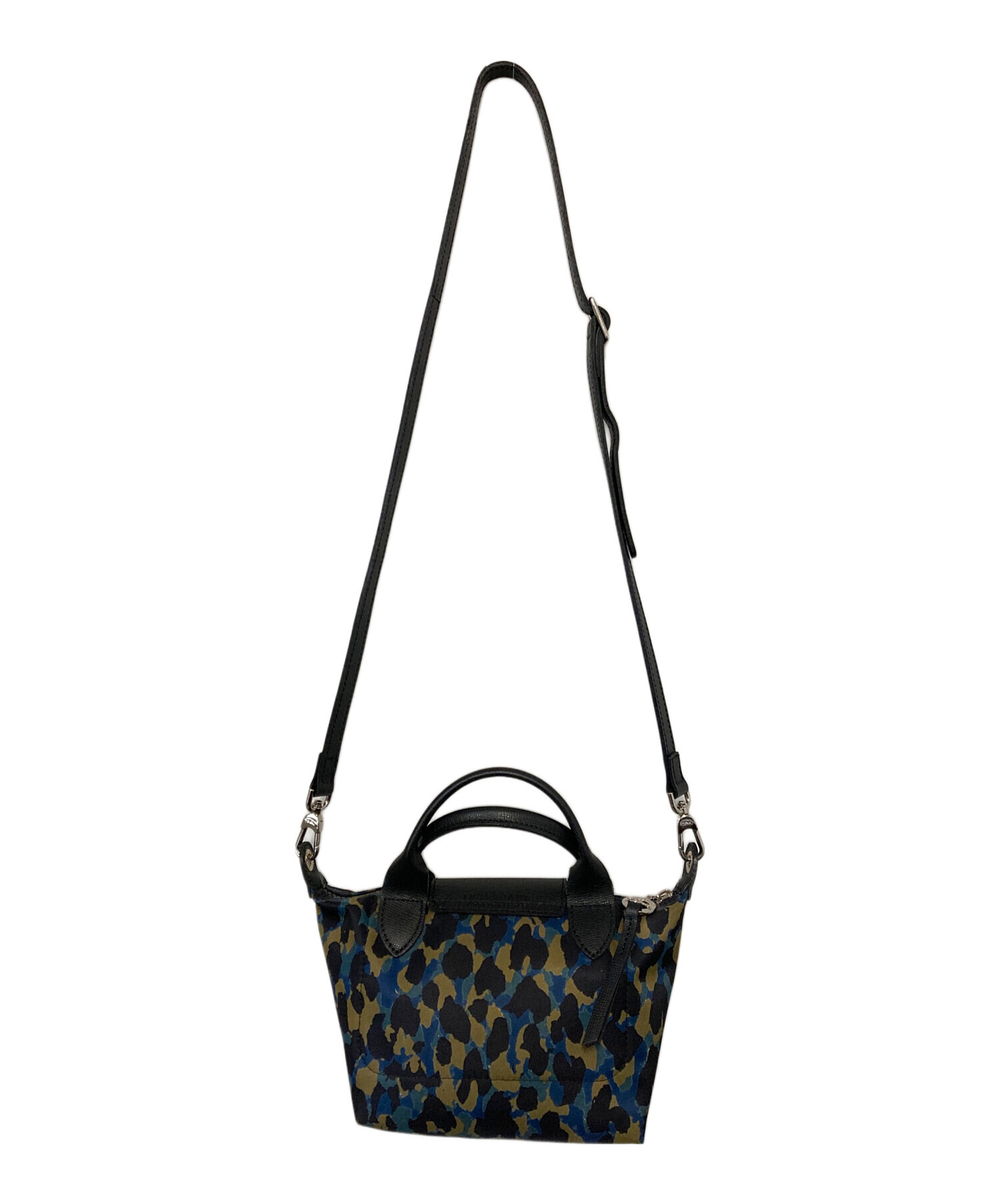 美品　Longchamp ショルダーバッグ 2WAY Sトートバッグ 未使用 中古・古着通販】LONGCHAMP (ロンシャン) カモフラ舟型2WAYショルダー