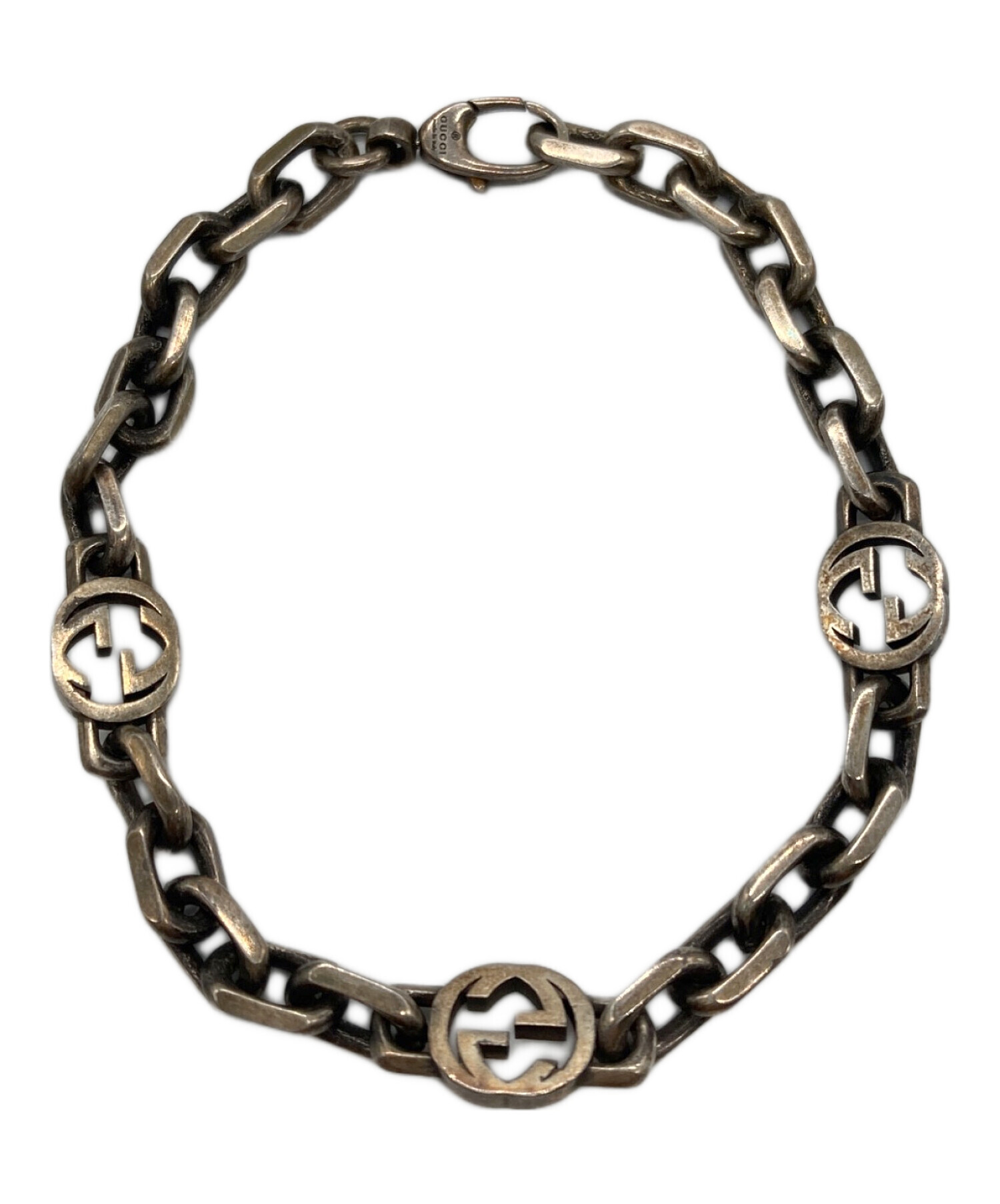 中古・古着通販】GUCCI (グッチ) インターロッキングGチェーン