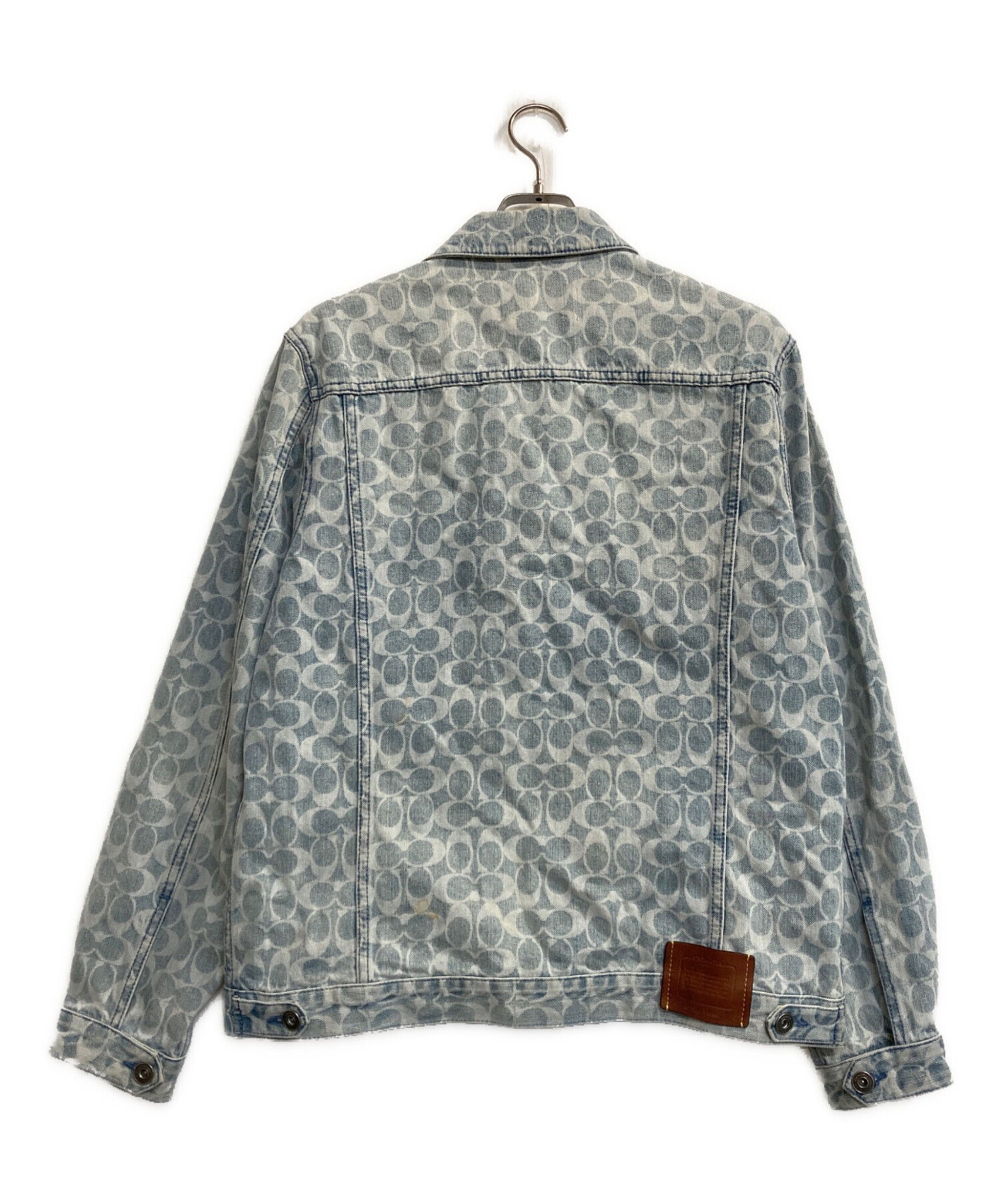 中古・古着通販】COACH (コーチ) シグネチャー柄デニムジャケット 