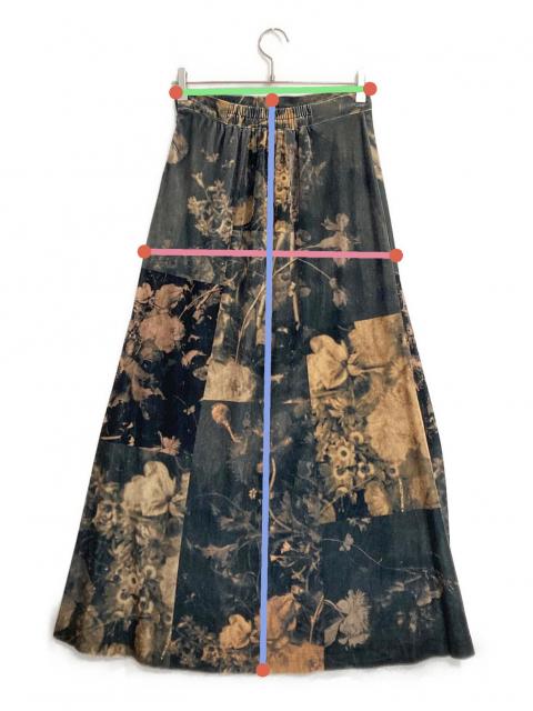中古・古着通販】AMERI (アメリ) UND FOREIGN BOOK VELOUR SKIRT  