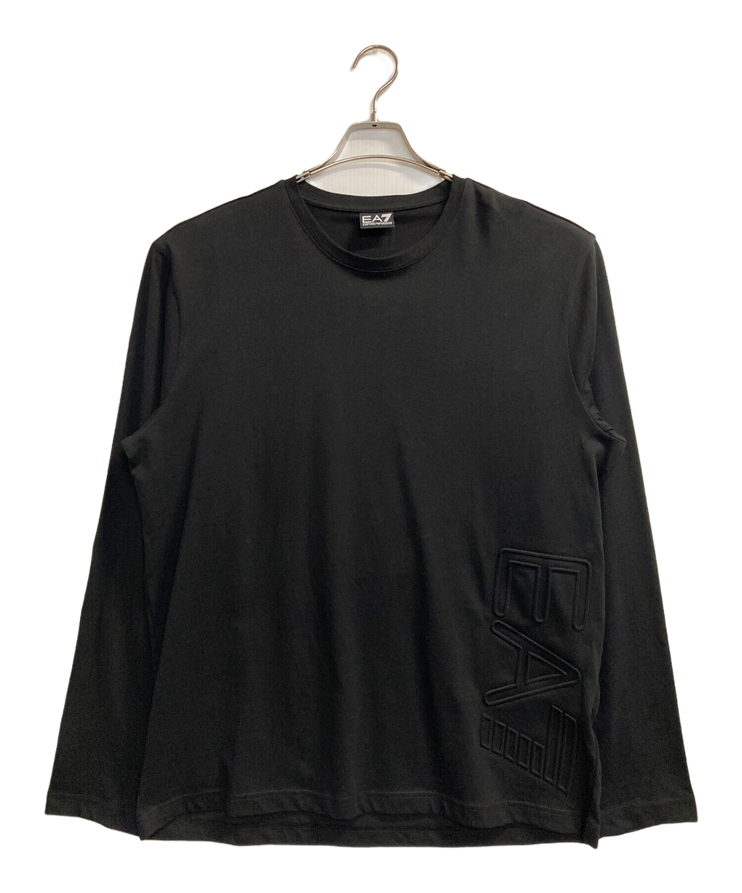 中古・古着通販】EA7 (イーエーセブン) エンボスロゴ長袖Tシャツ 