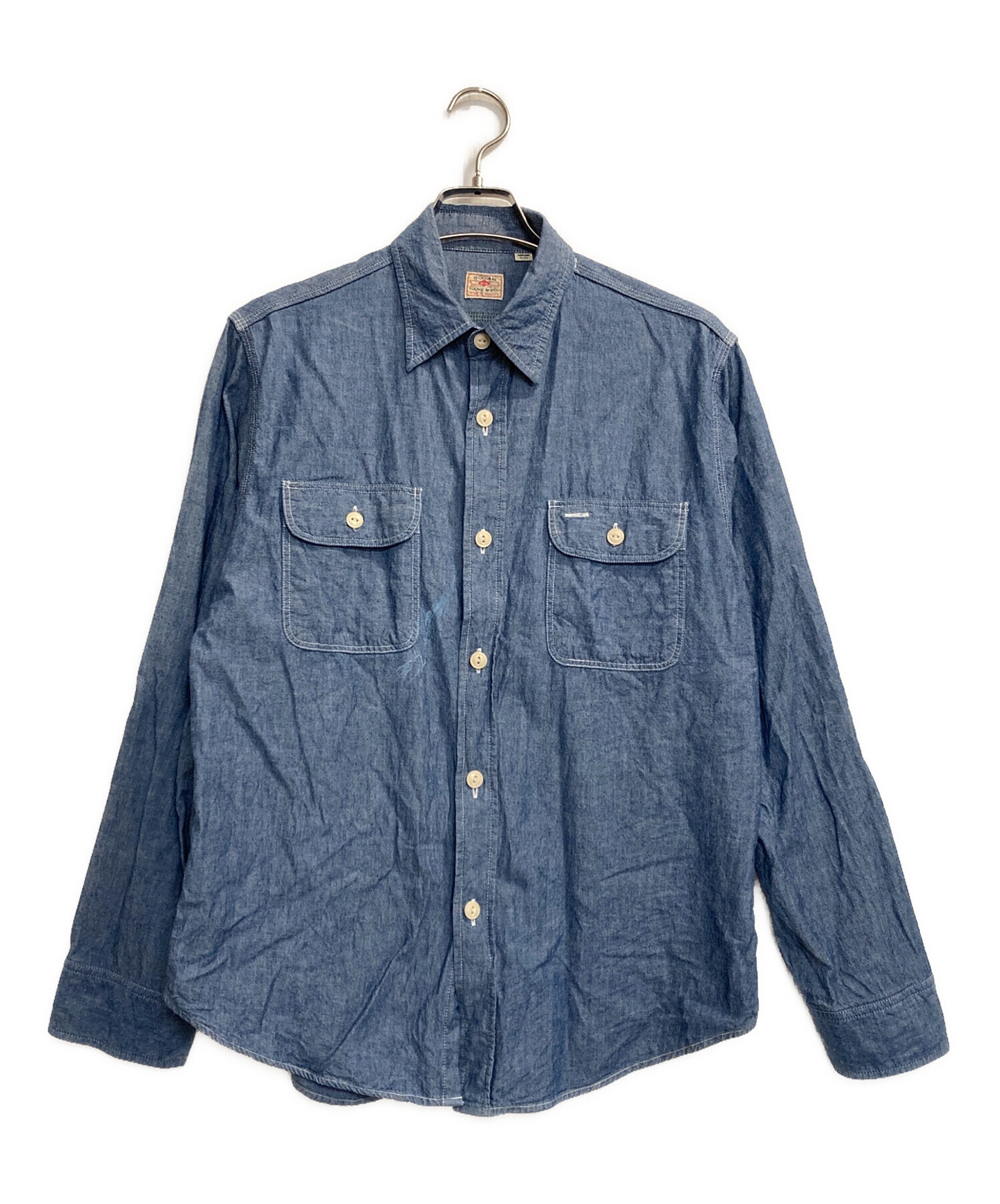 中古・古着通販】SUGAR CANE (シュガーケーン) BLUE CHAMBRAY WORK