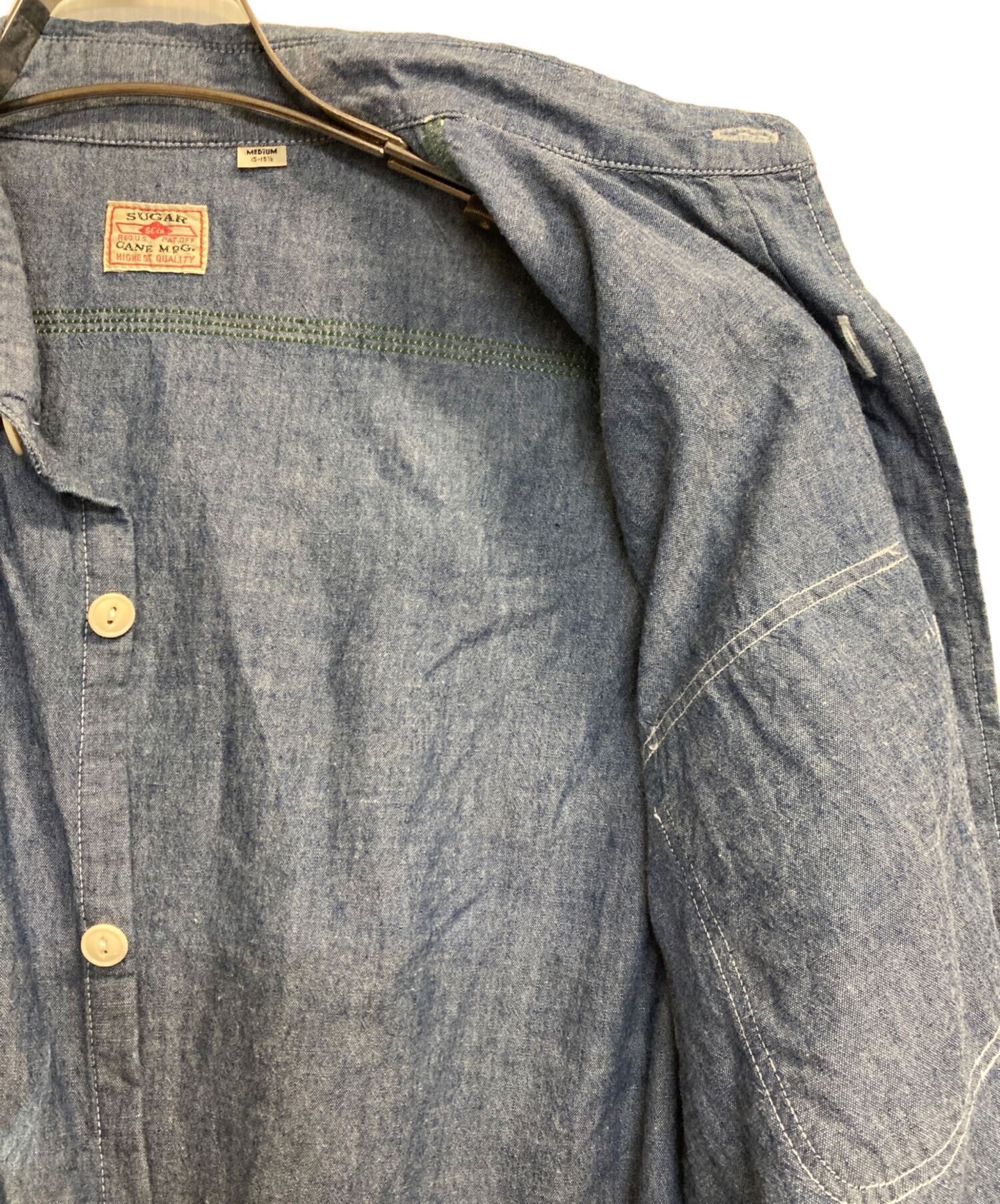 中古・古着通販】SUGAR CANE (シュガーケーン) BLUE CHAMBRAY WORK