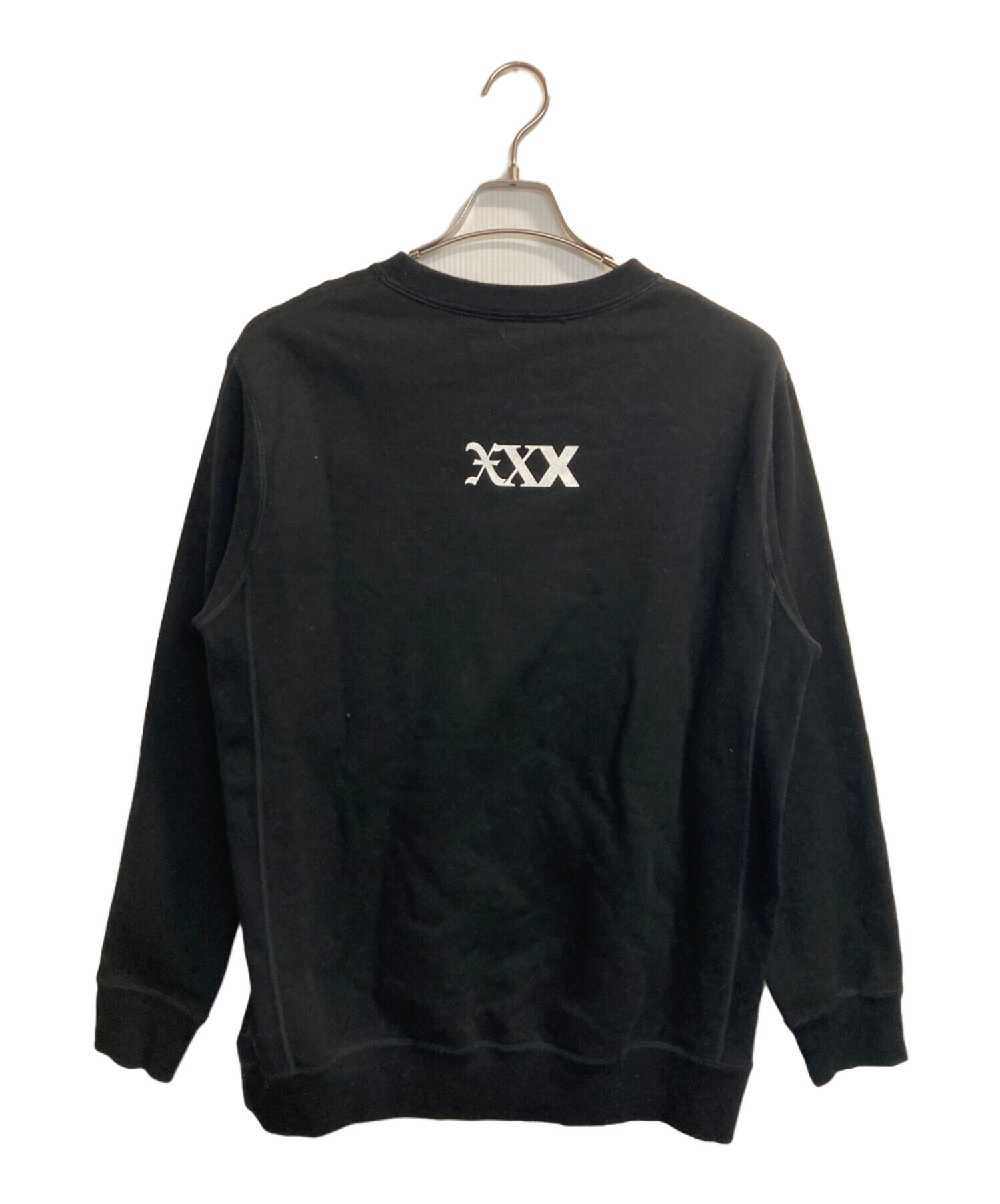 GOD SELECTION XXX 黒 ブラック 長袖トレーナー 中古 ゴッド