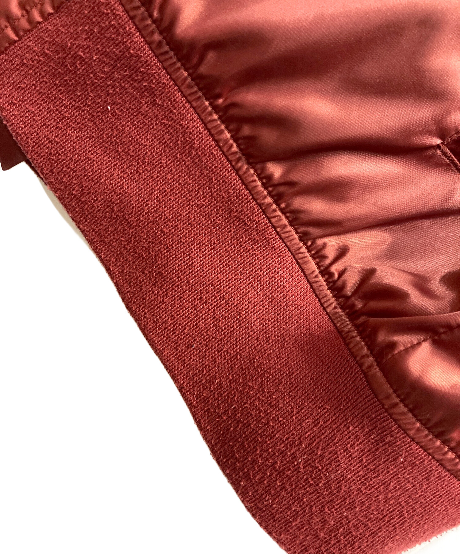 中古・古着通販】stussy (ステューシー) スタジャン レッド サイズ:XL