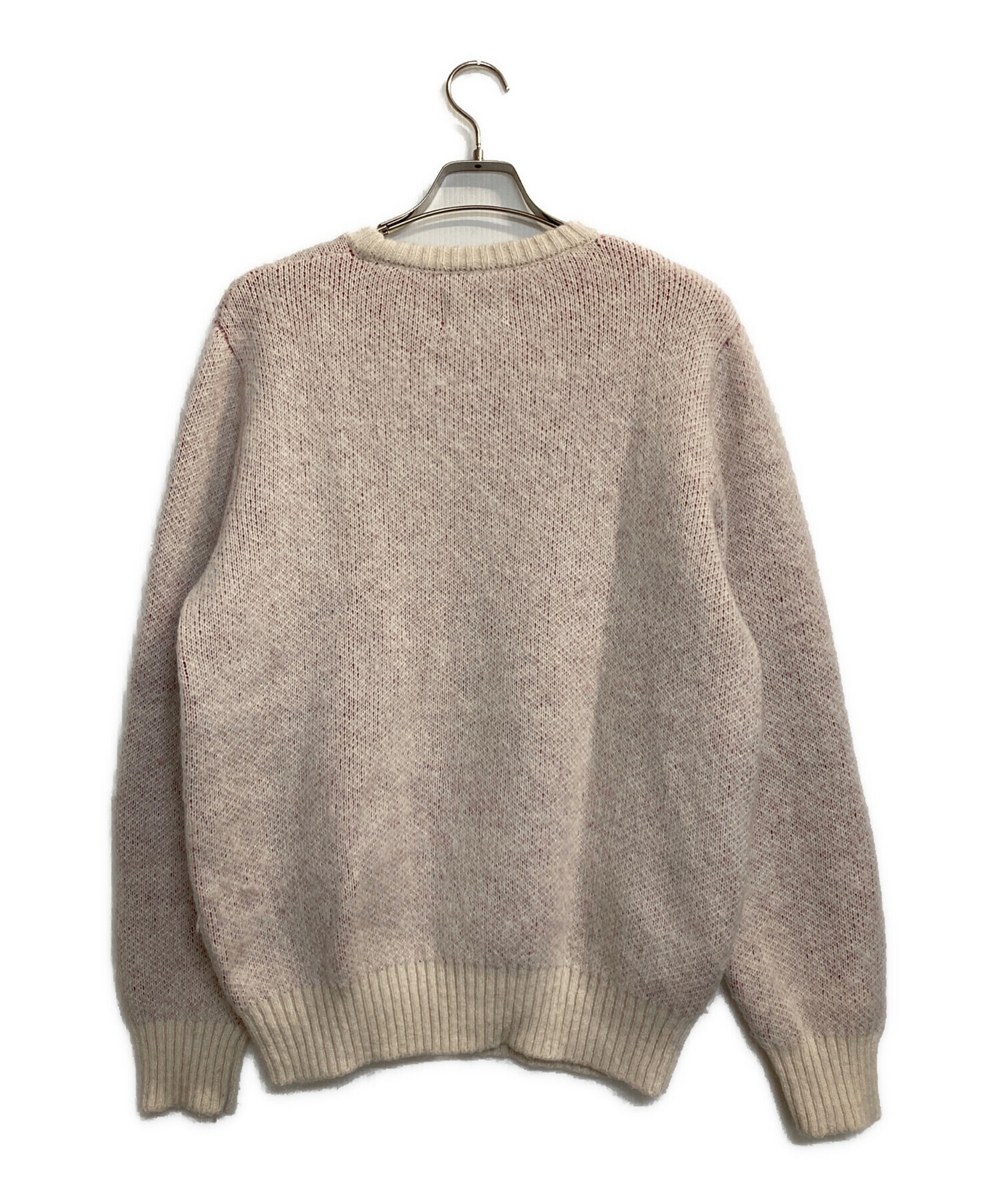 中古・古着通販】stussy (ステューシー) DICE MOHAIR SWEATER ホワイト 
