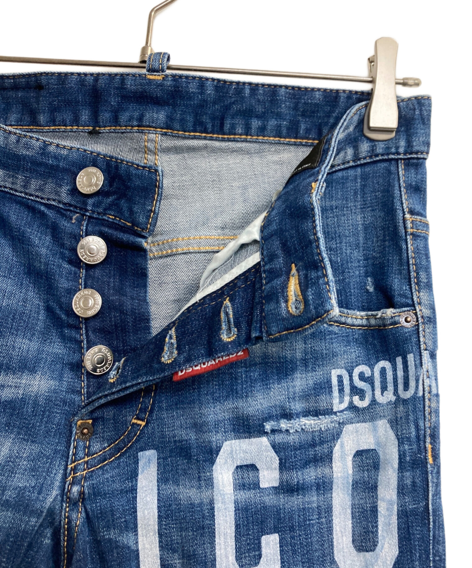 中古・古着通販】DSQUARED2 (ディースクエアード) ペイントダメージ