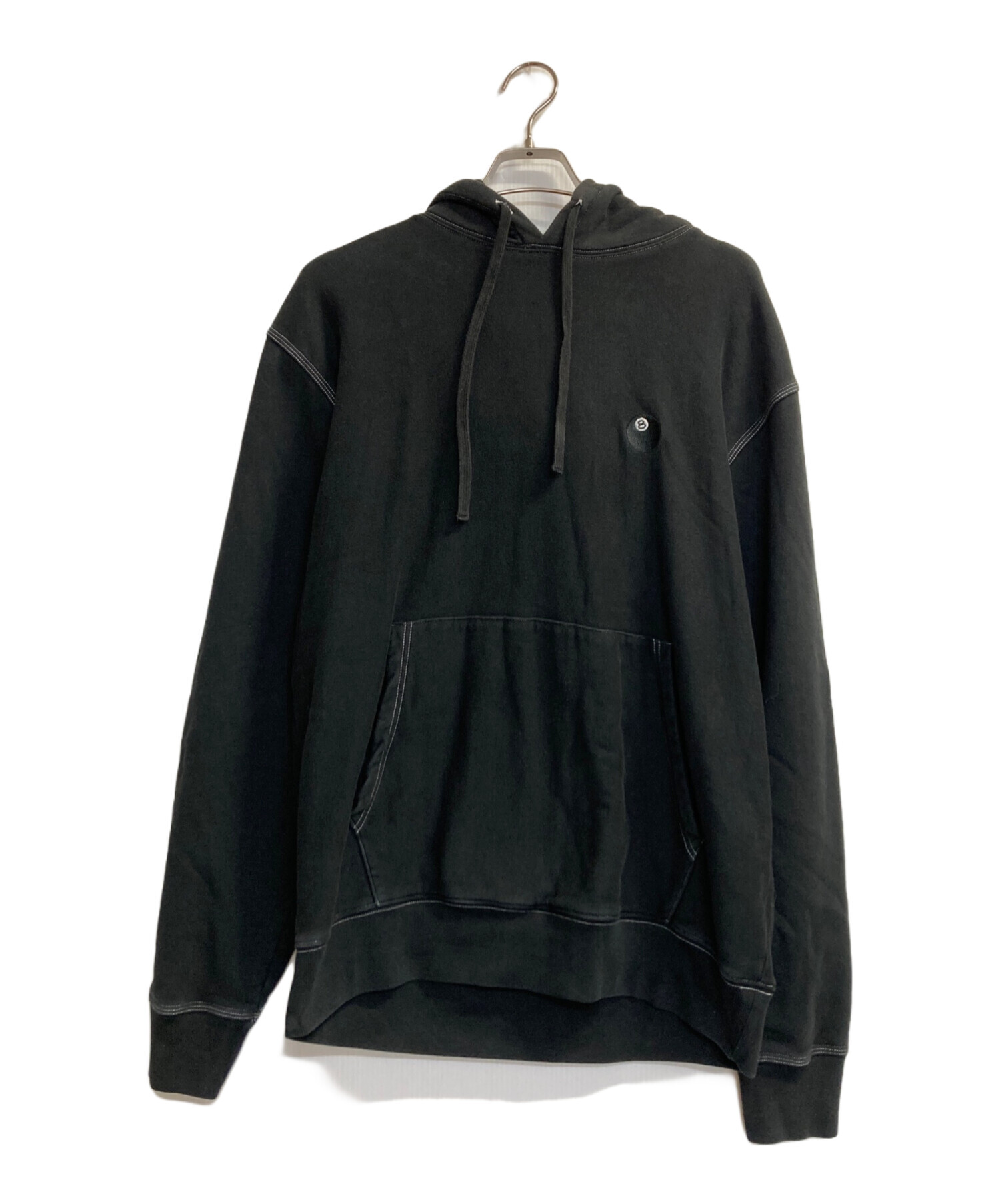 ステューシー 8ボール 刺繍 プルオーバー パーカー 8 現行Stussy 8 