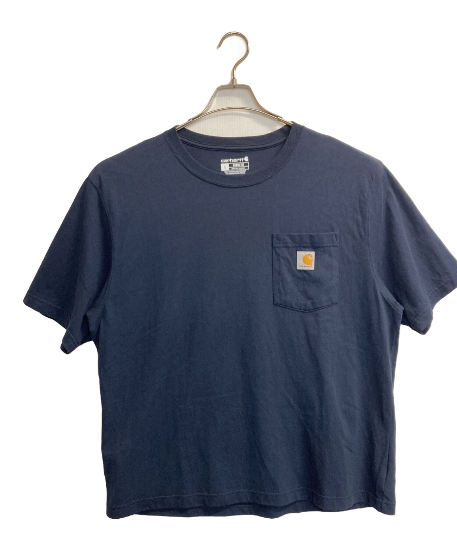 中古・古着通販】CarHartt (カーハート) ポケットTシャツ ネイビー 