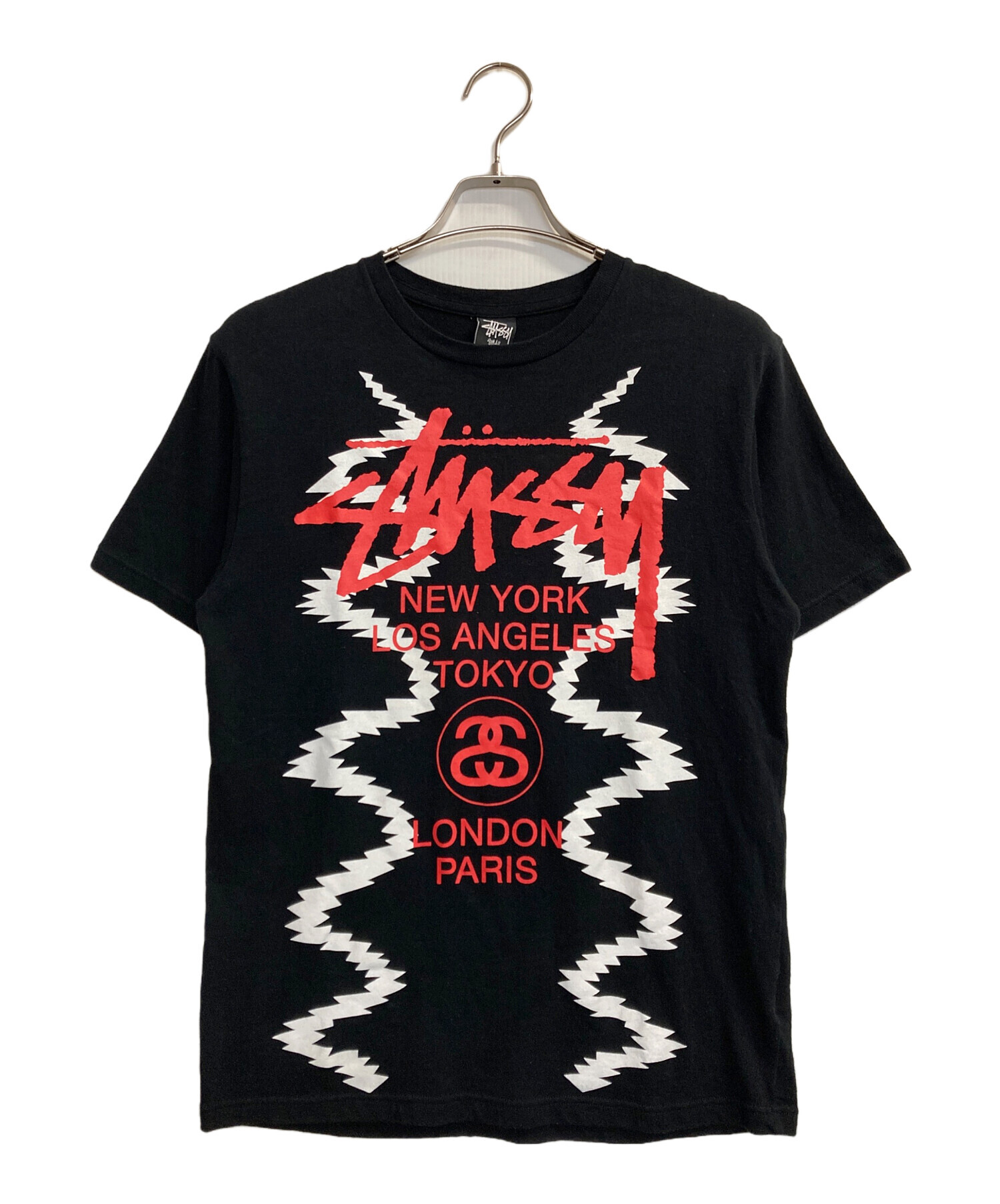 中古・古着通販】stussy (ステューシー) ワールドツアーTシャツ 