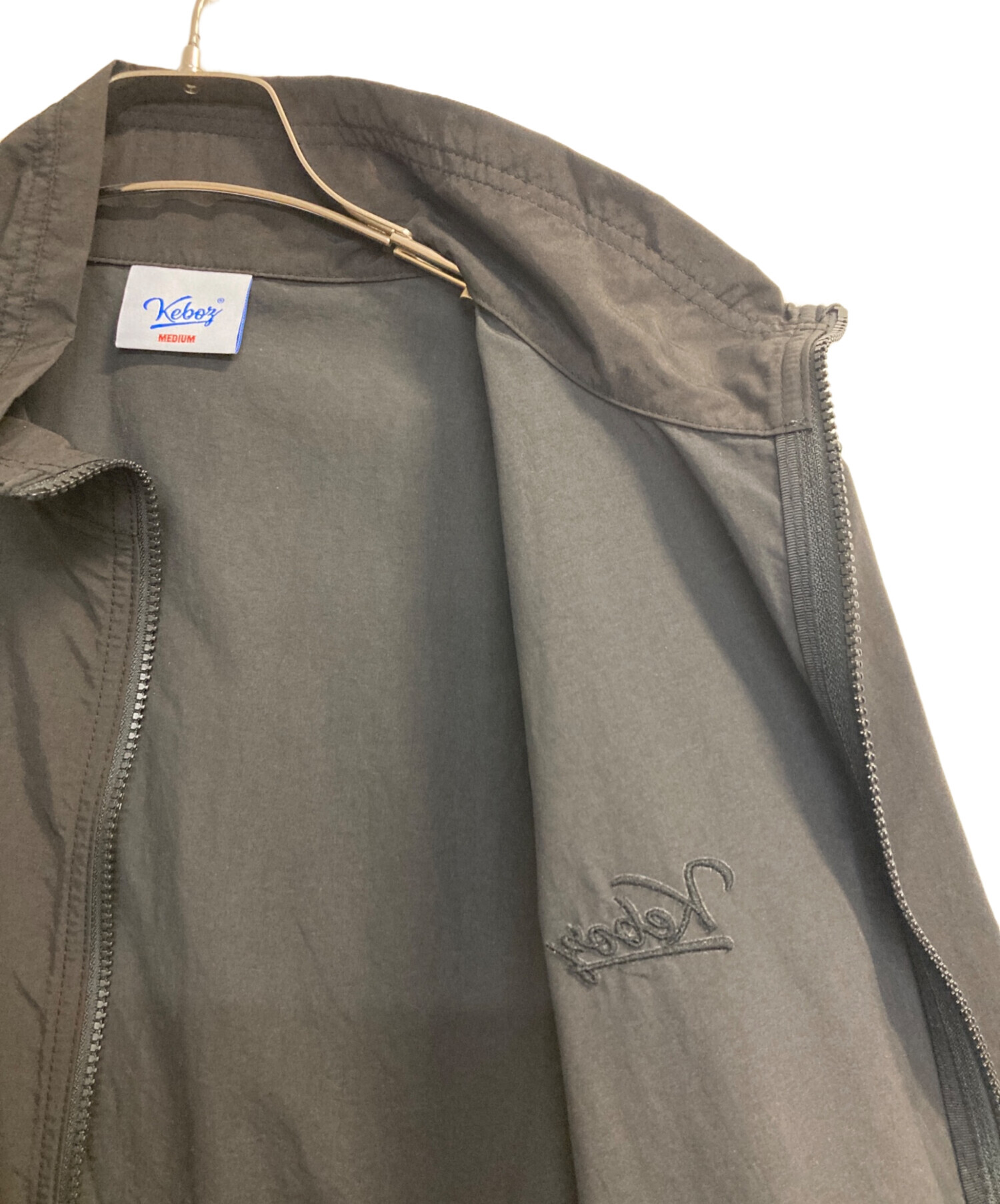 中古・古着通販】KEBOZ (ケボズ) ナイロンジャケット ブラック サイズ 