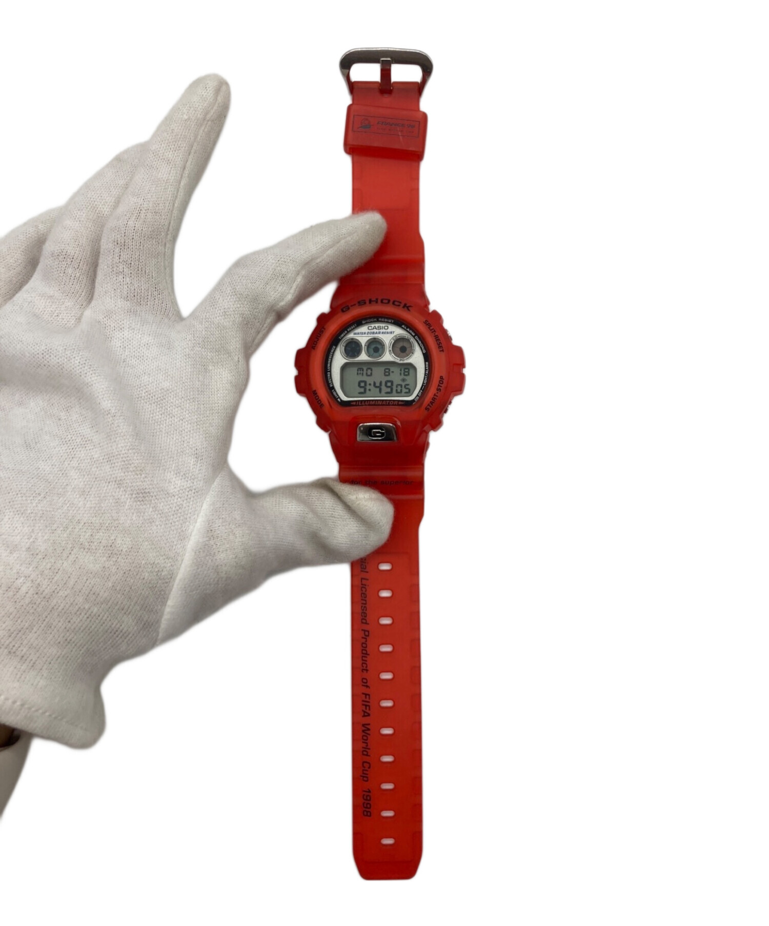 中古・古着通販】CASIO (カシオ) デジタルウォッチ レッド｜ブランド 