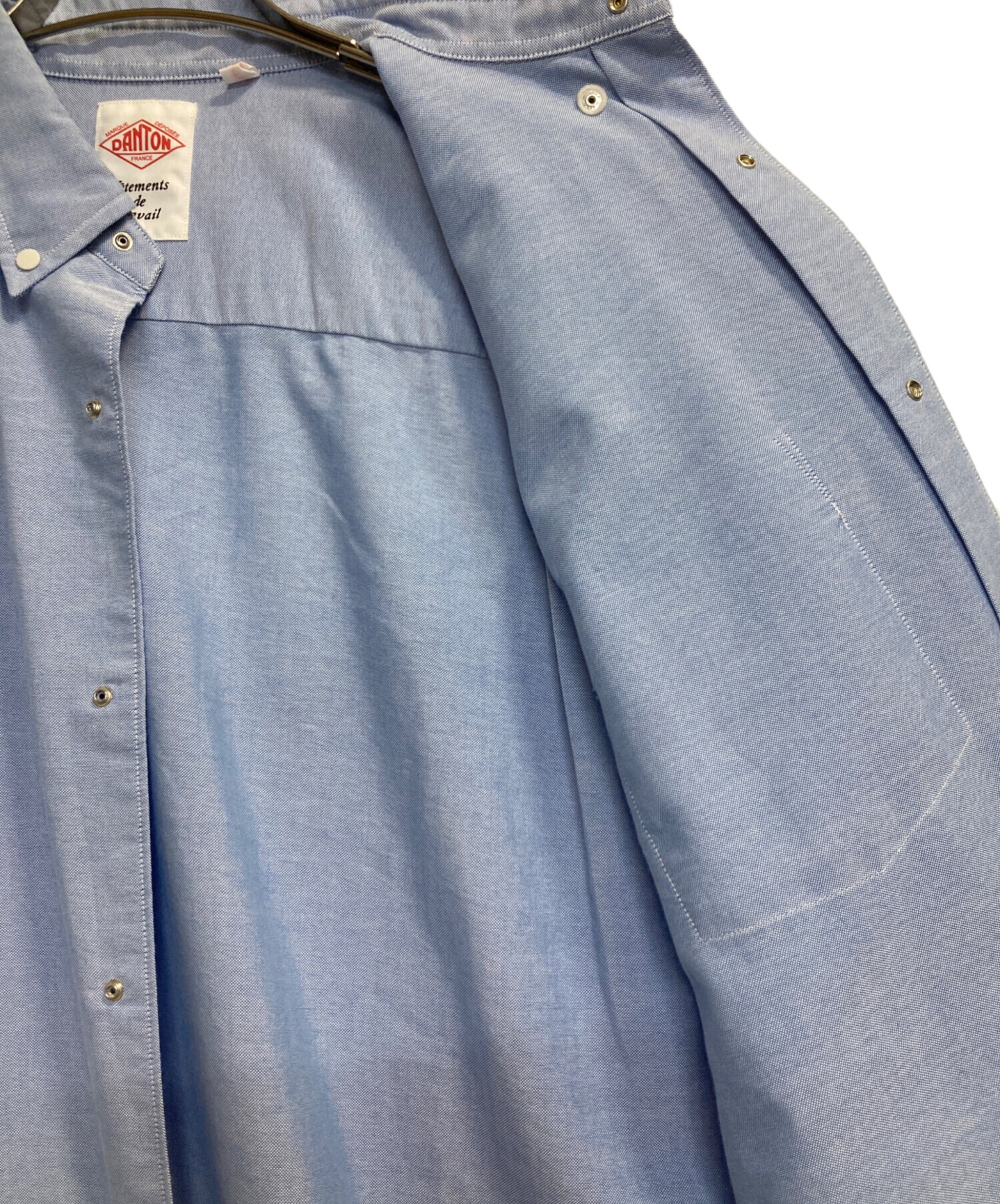 中古・古着通販】DANTON (ダントン) スナップボタンシャツワンピース