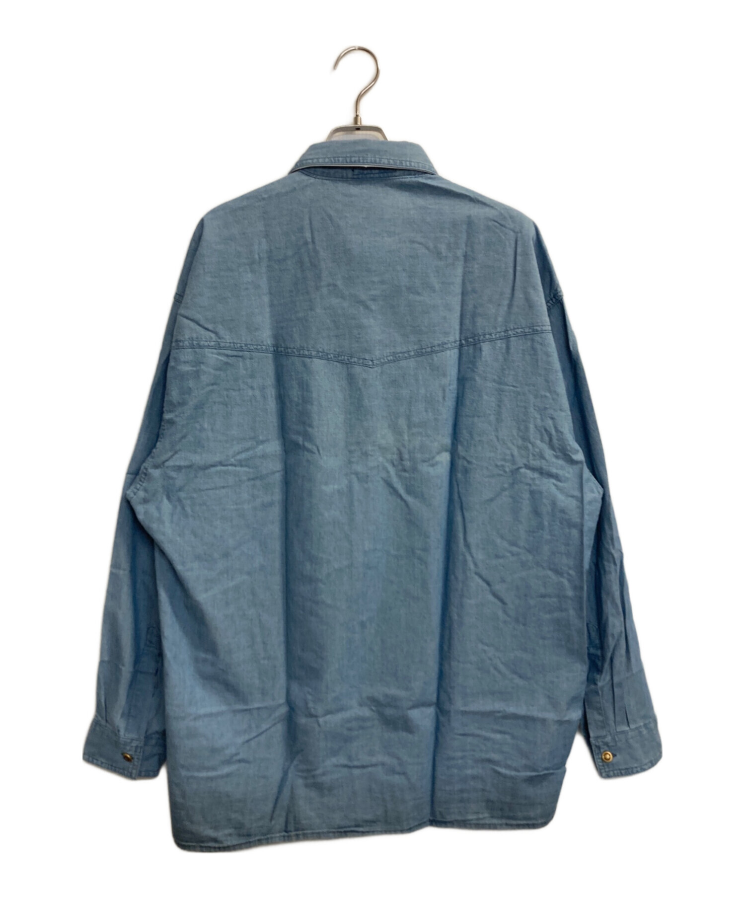 中古・古着通販】VERSACE (ヴェルサーチェ) デニムシャツ ブルー 
