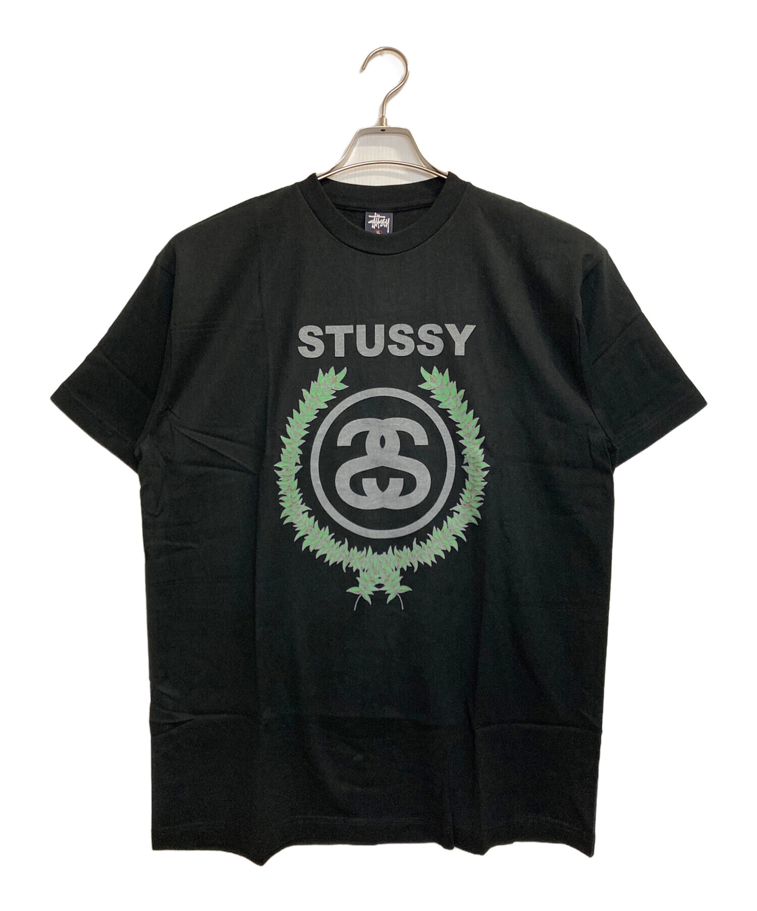 中古・古着通販】stussy (ステューシー) LAUREL RING SS LOGO T