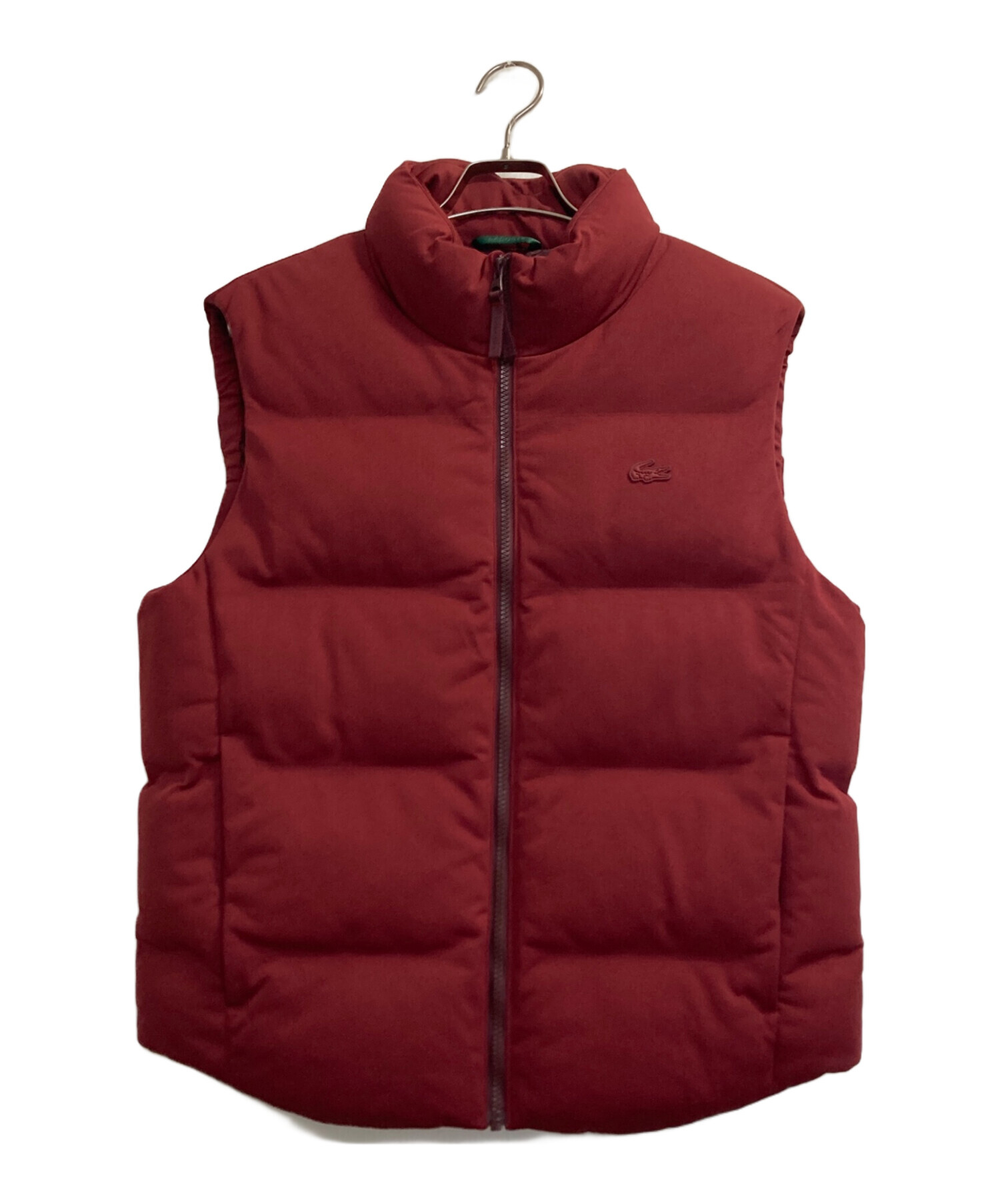 中古・古着通販】LACOSTE (ラコステ) 中綿ベスト レッド サイズ