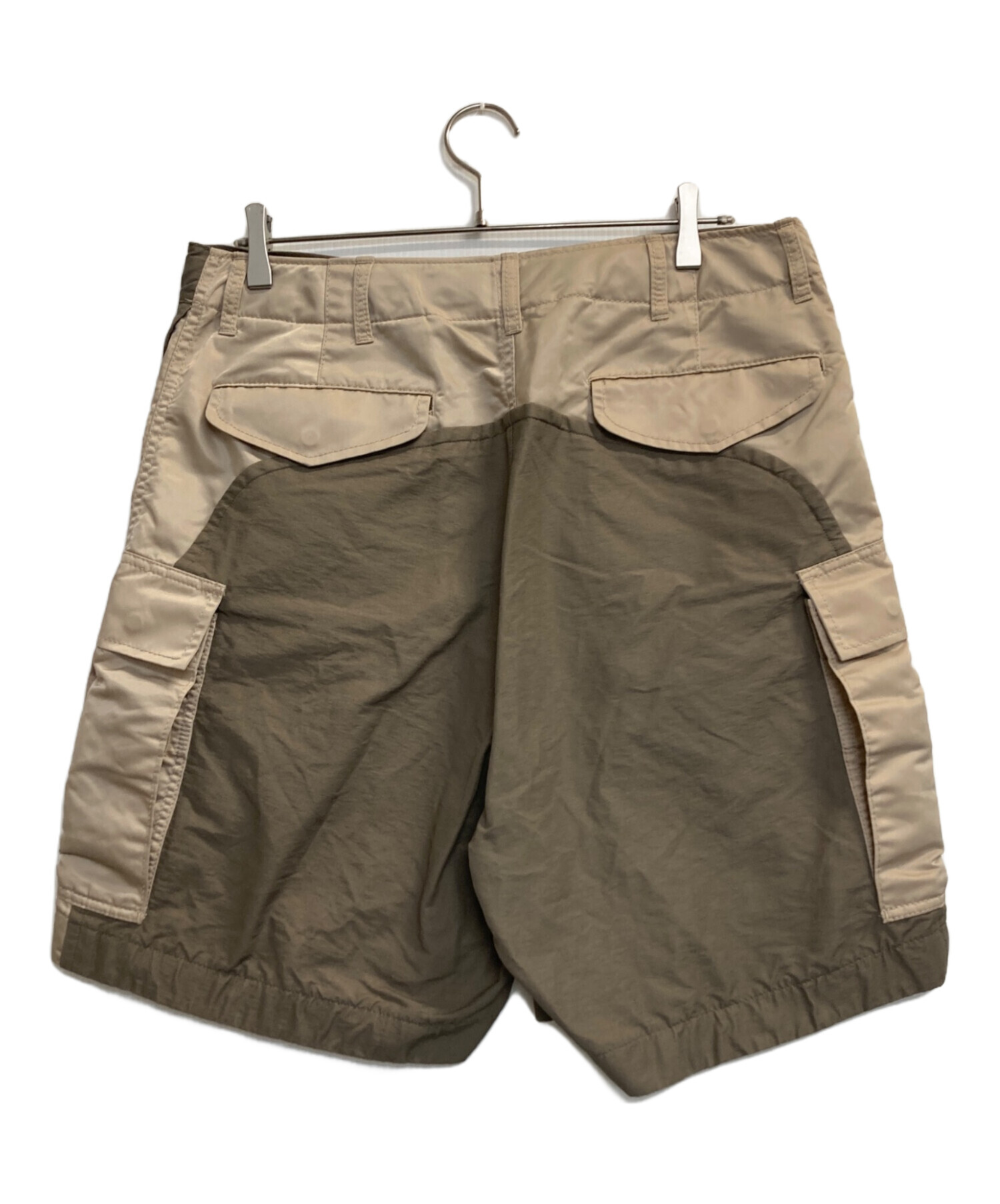 中古・古着通販】sacai (サカイ) Nylon Twill Mix Shorts/ベルテッド