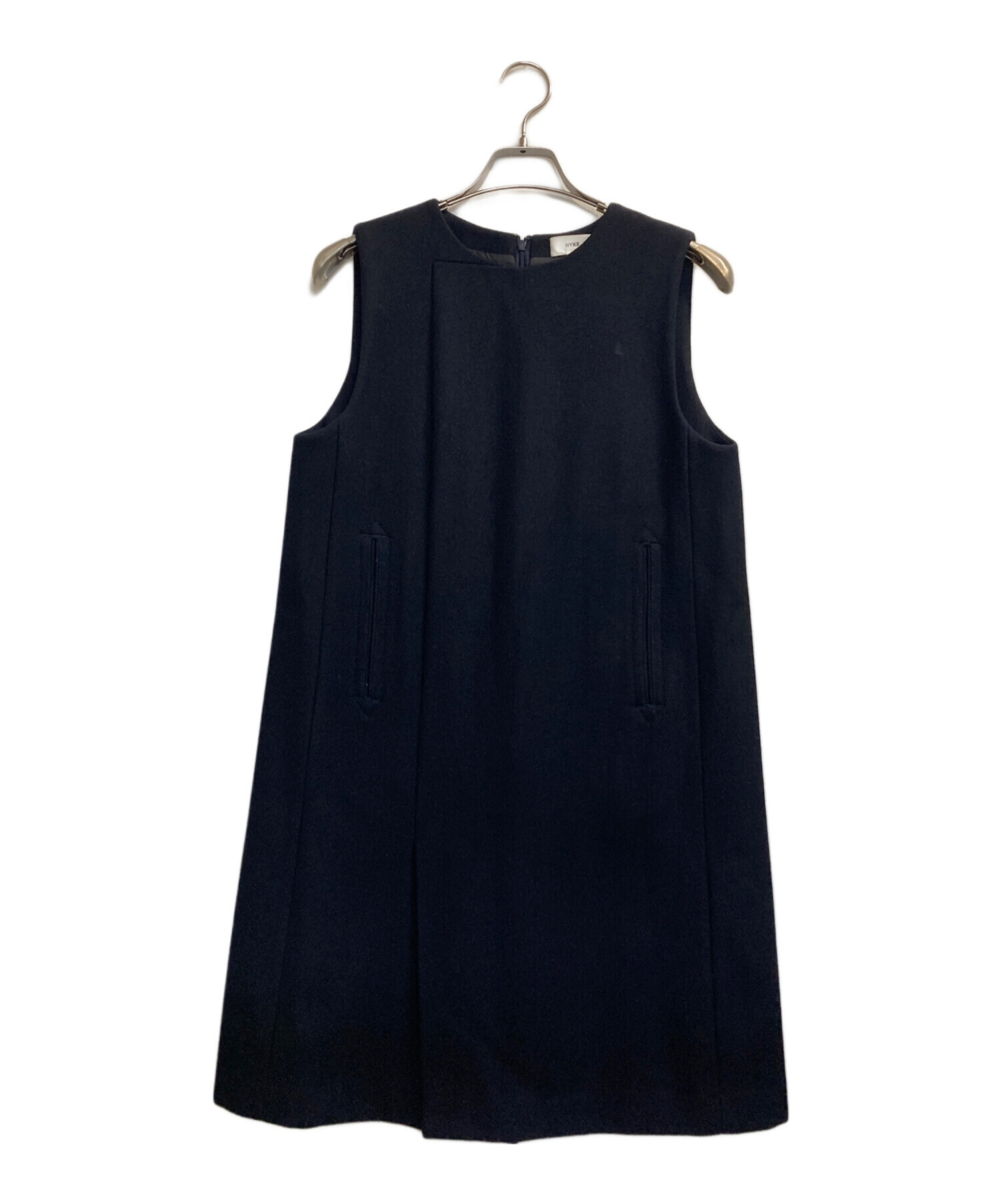 中古・古着通販】HYKE (ハイク) ノースリーブウールワンピース 中古・古着通販】HYKE (ハイク) ノースリーブウールワンピース