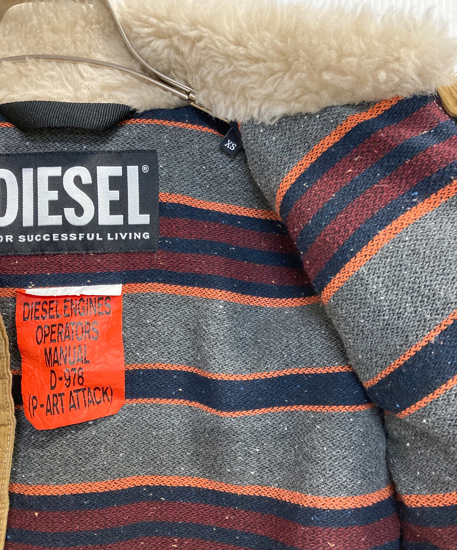 中古・古着通販】DIESEL (ディーゼル) W-ARY / コーデュロイボアコンビ 