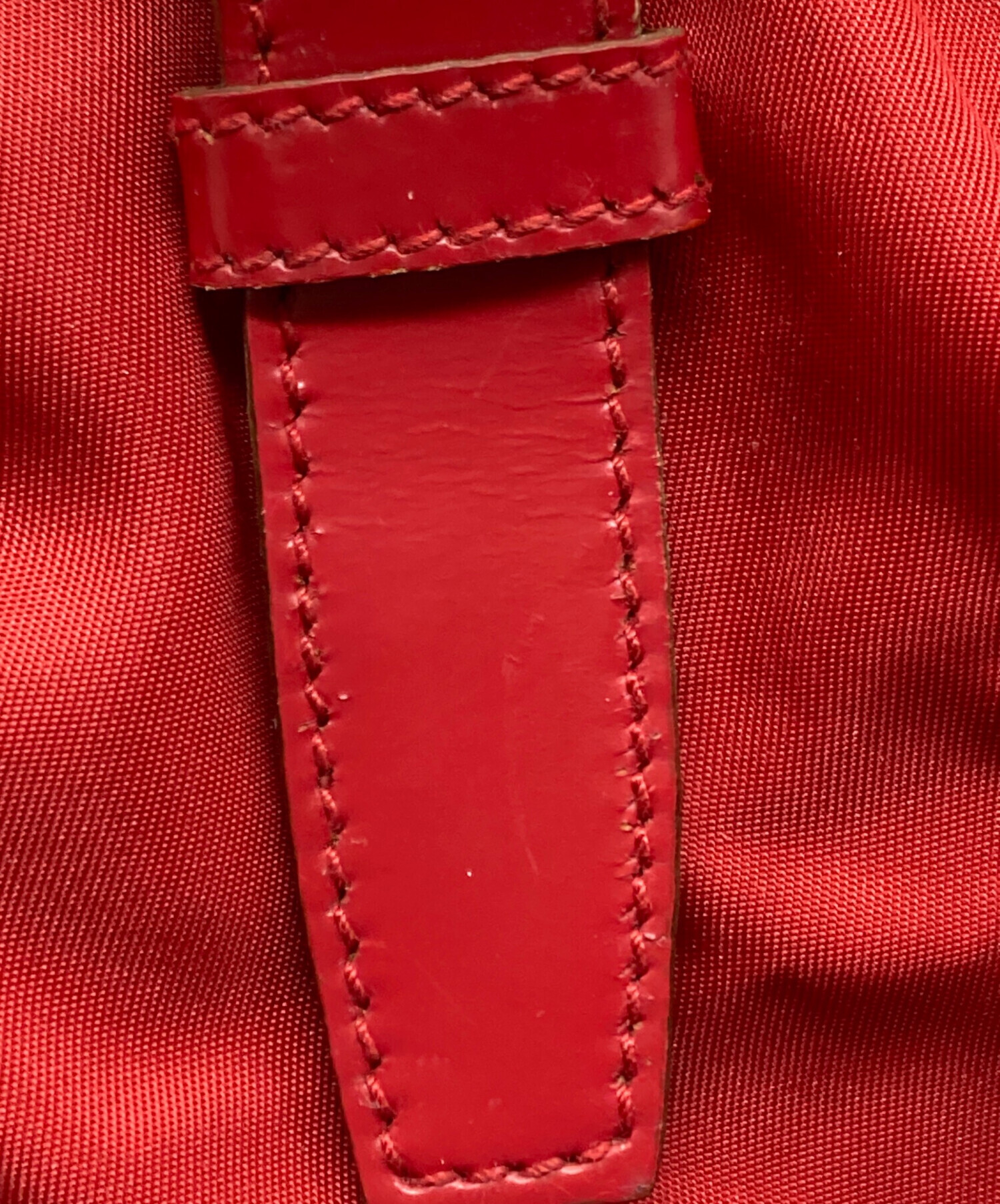 中古・古着通販】PRADA (プラダ) ナイロンショルダーバッグ レッド