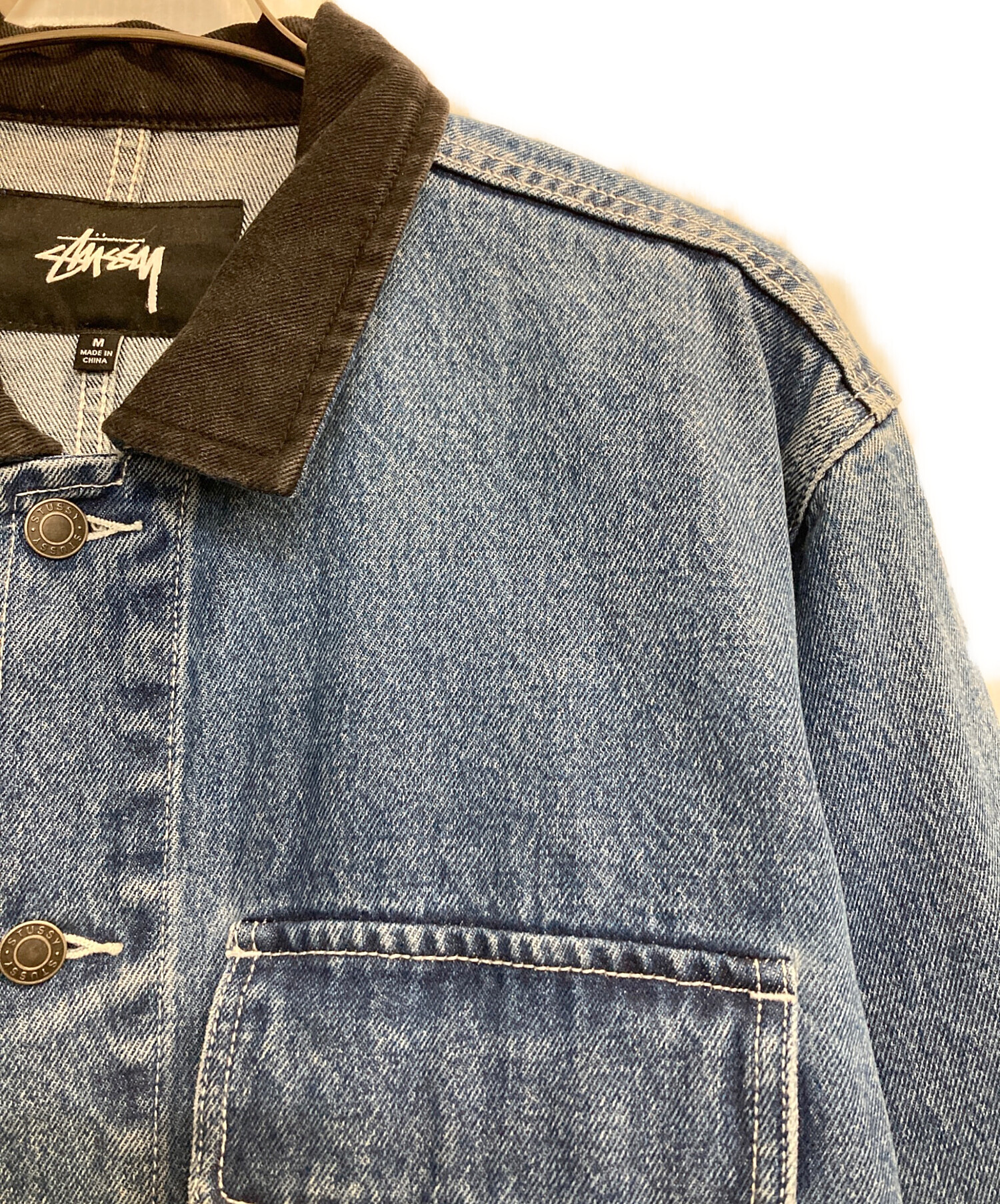 中古・古着通販】stussy (ステューシー) Denim Chore Coat インディゴ