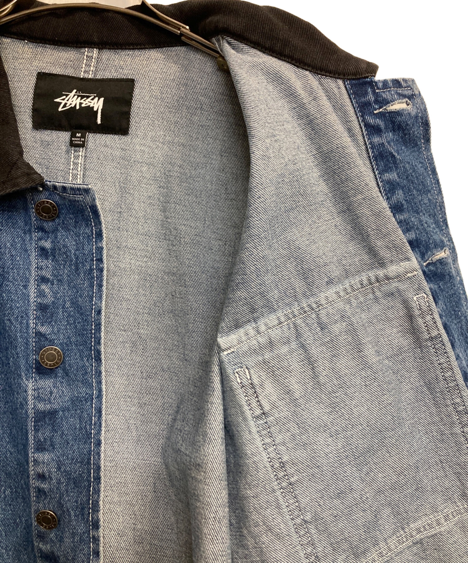 中古・古着通販】stussy (ステューシー) Denim Chore Coat インディゴ