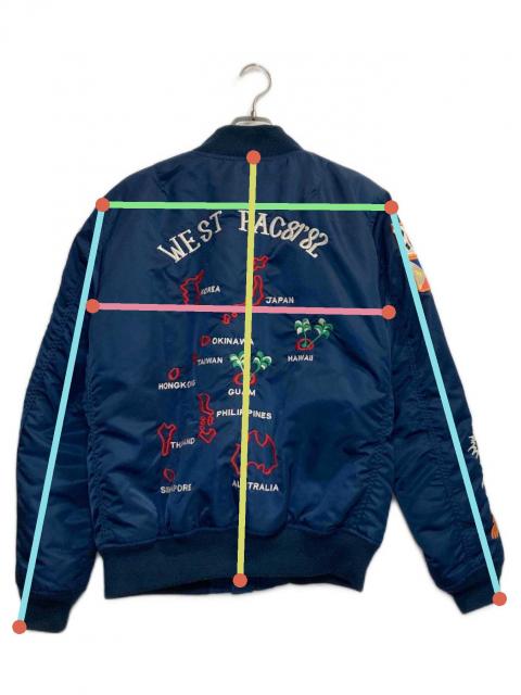 中古・古着通販】Schott (ショット) Souvenir MA-1 Jacket/スーベニア 中古・古着通販】Schott (ショット) Souvenir MA-1 Jacket/スーベニア