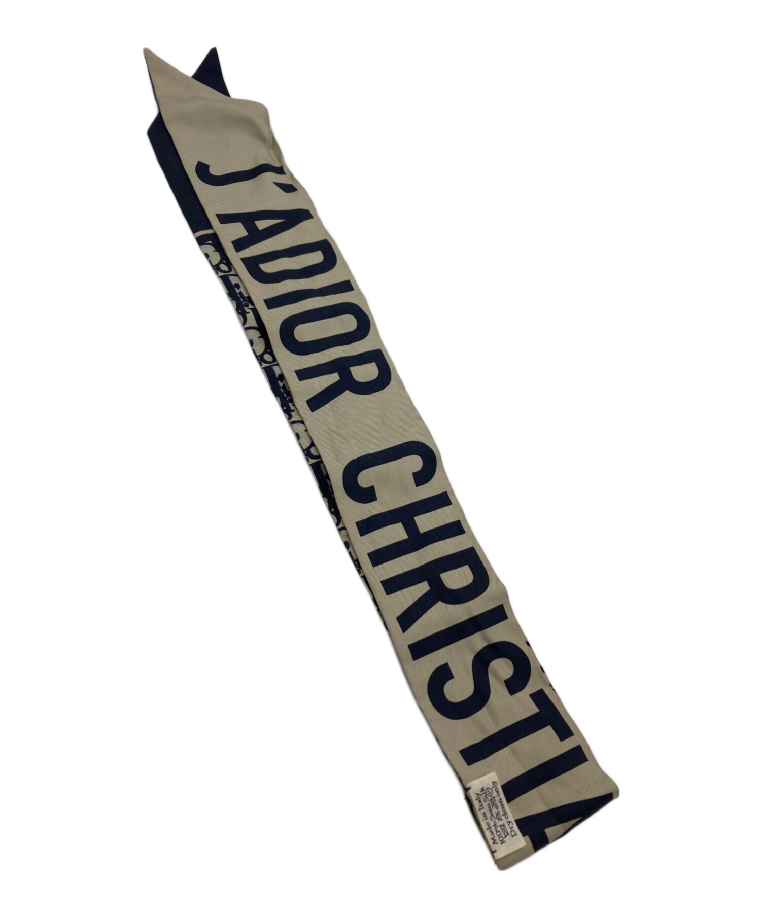 中古・古着通販】Dior (ディオール) ミッツァシルクスカーフ ネイビー