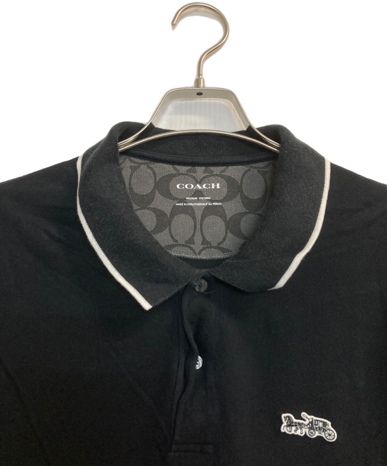 中古・古着通販】COACH (コーチ) ホースアンドキャリッジ ポロシャツ