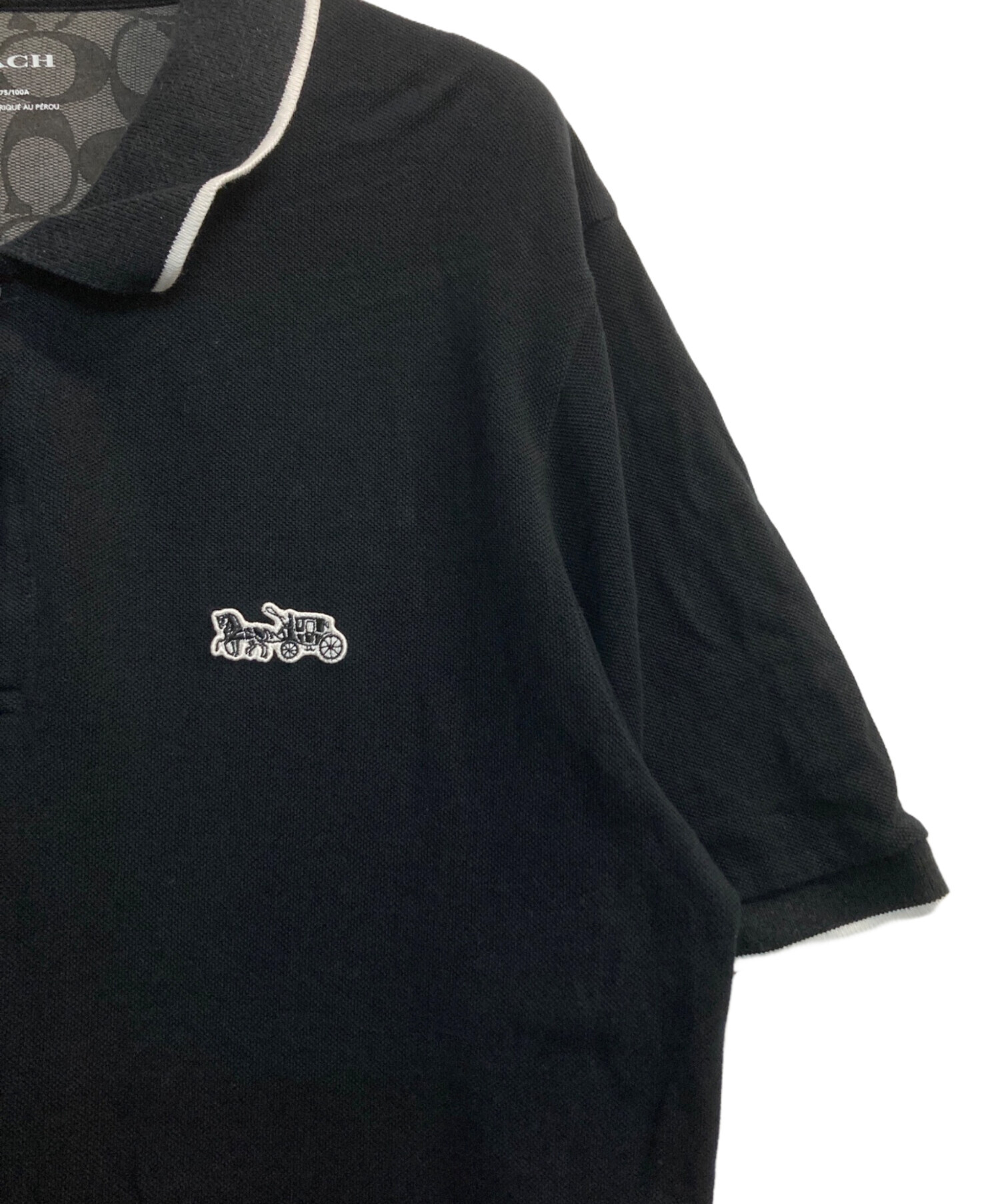中古・古着通販】COACH (コーチ) ホースアンドキャリッジ ポロシャツ
