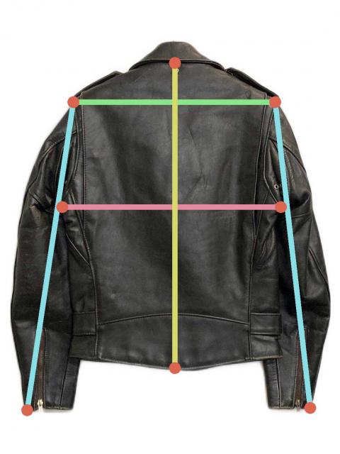 中古・古着通販】Schott (ショット) ダブルライダースジャケット