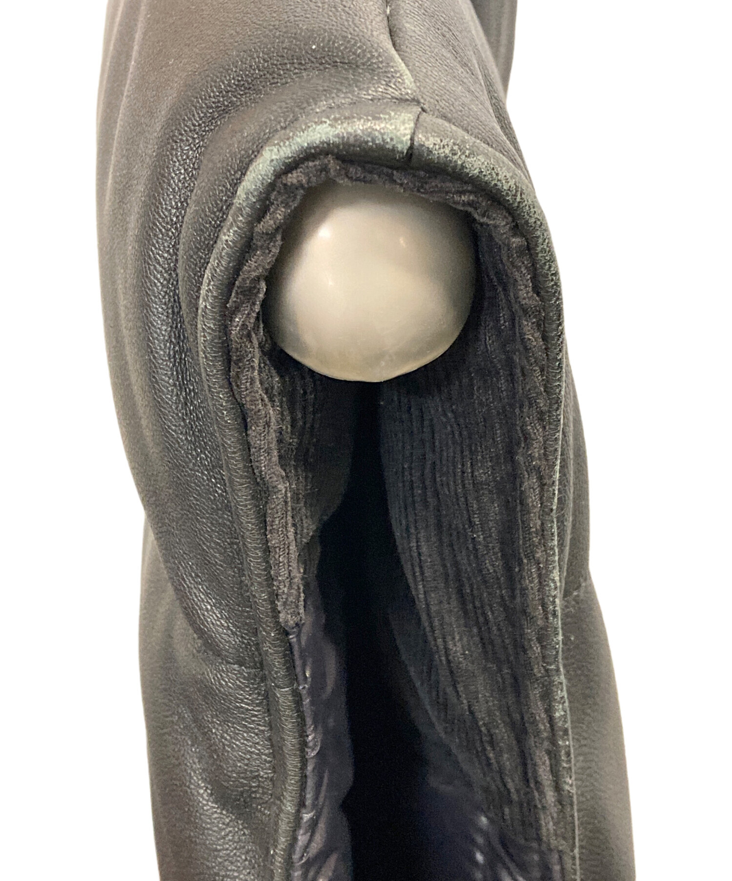 中古・古着通販】Schott (ショット) ダウンレザーリバーシブルベスト