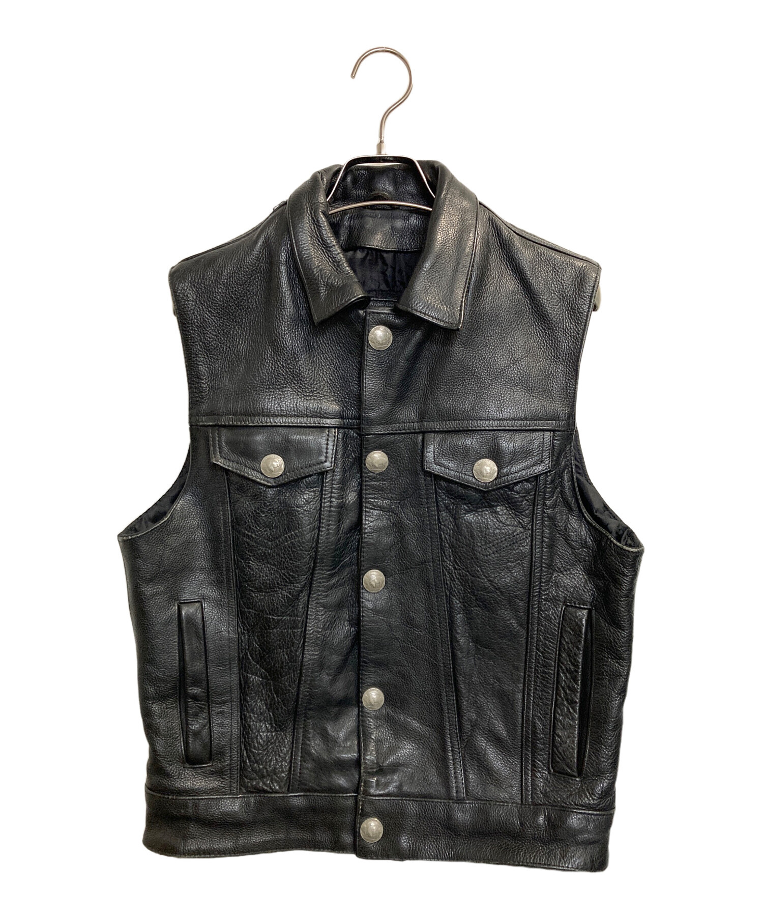 中古・古着通販】HOT LEATHERS (ホットレザーズ) レザーベスト