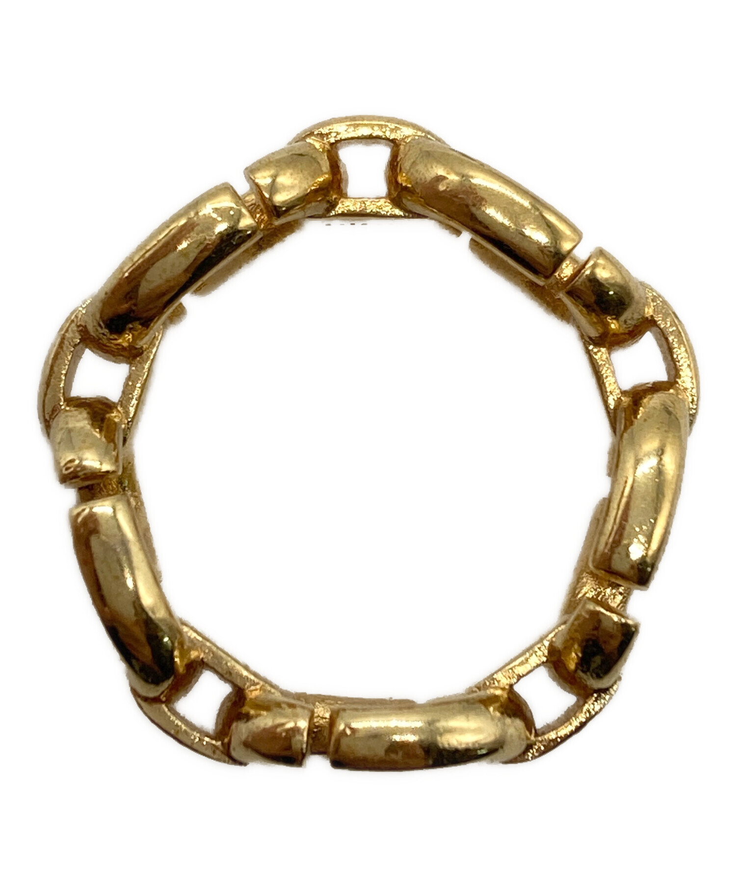 中古・古着通販】Dior (ディオール) CD NAVY RING ゴールド サイズ:9号
