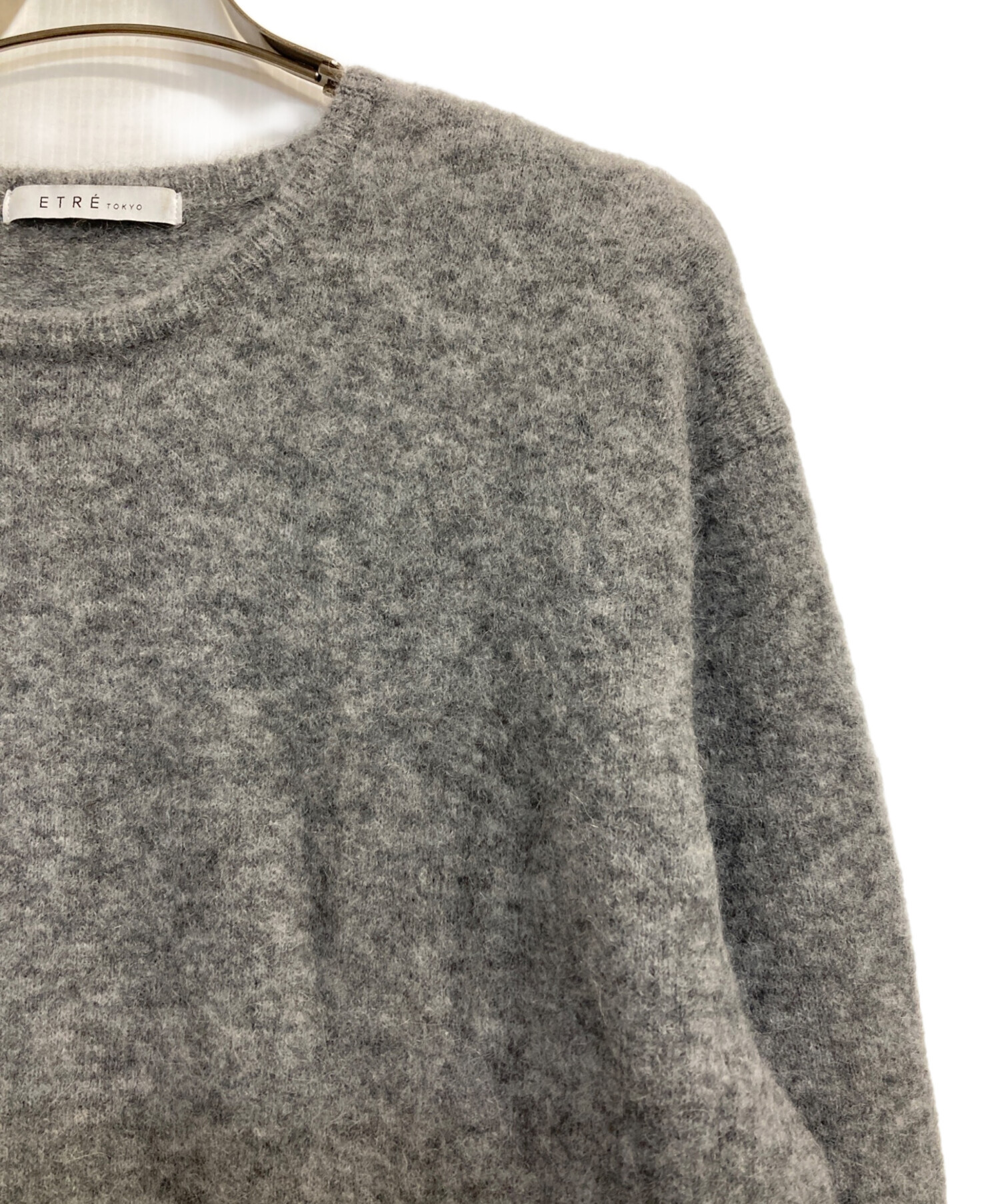 中古・古着通販】ETRE TOKYO (エトレトウキョウ) ラウンドヘムクルー