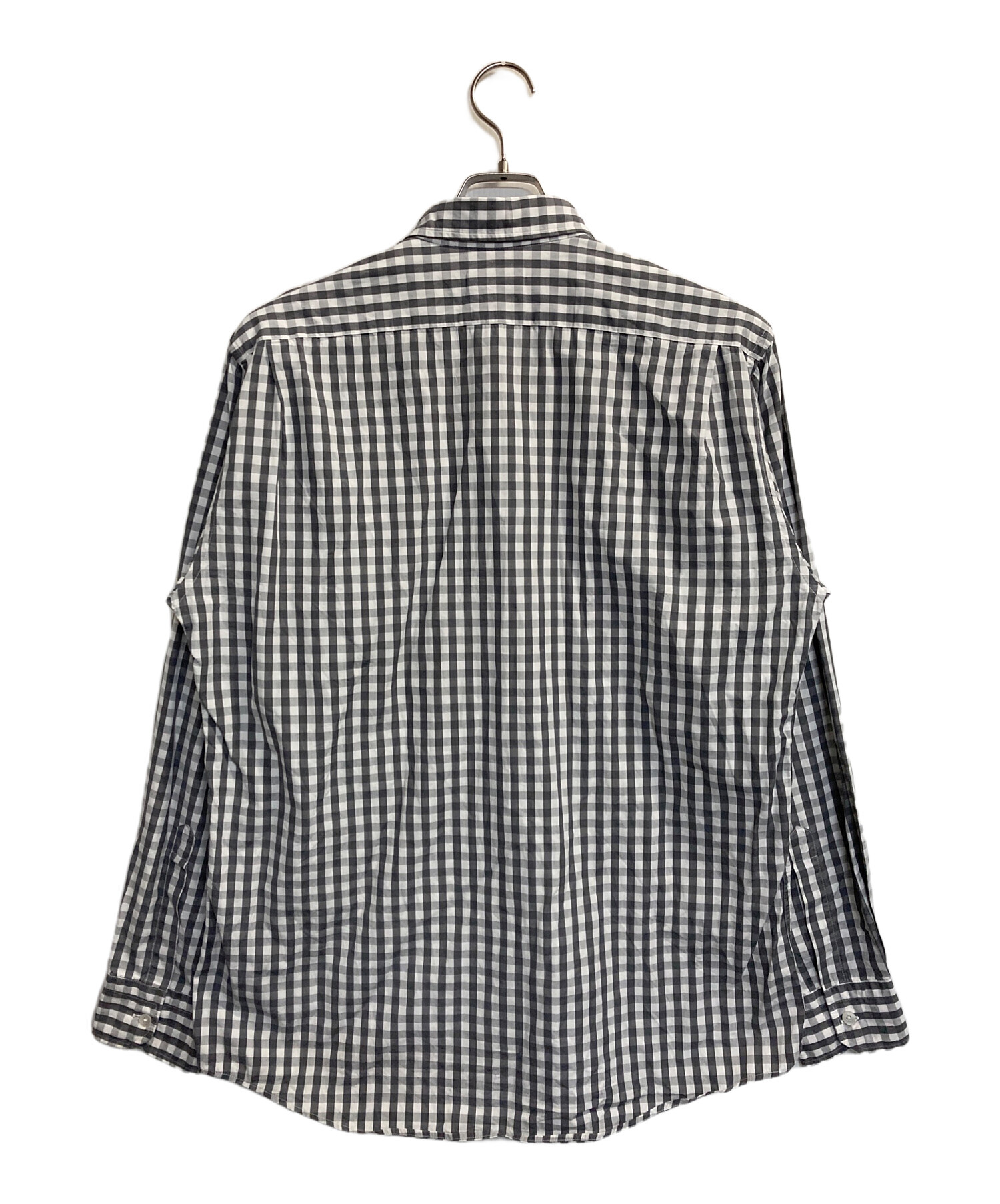 中古・古着通販】HERMES (エルメス) ギンガムチェックシャツ