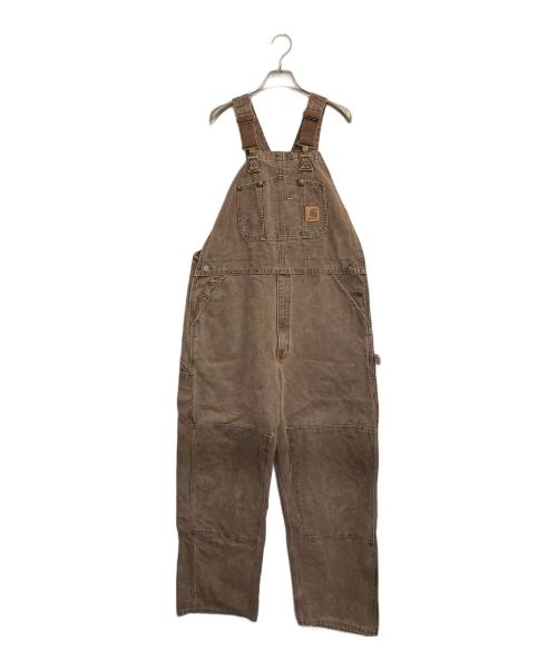 カーハート オーバーオール 38 ダークブラウン ダブルニー ダック