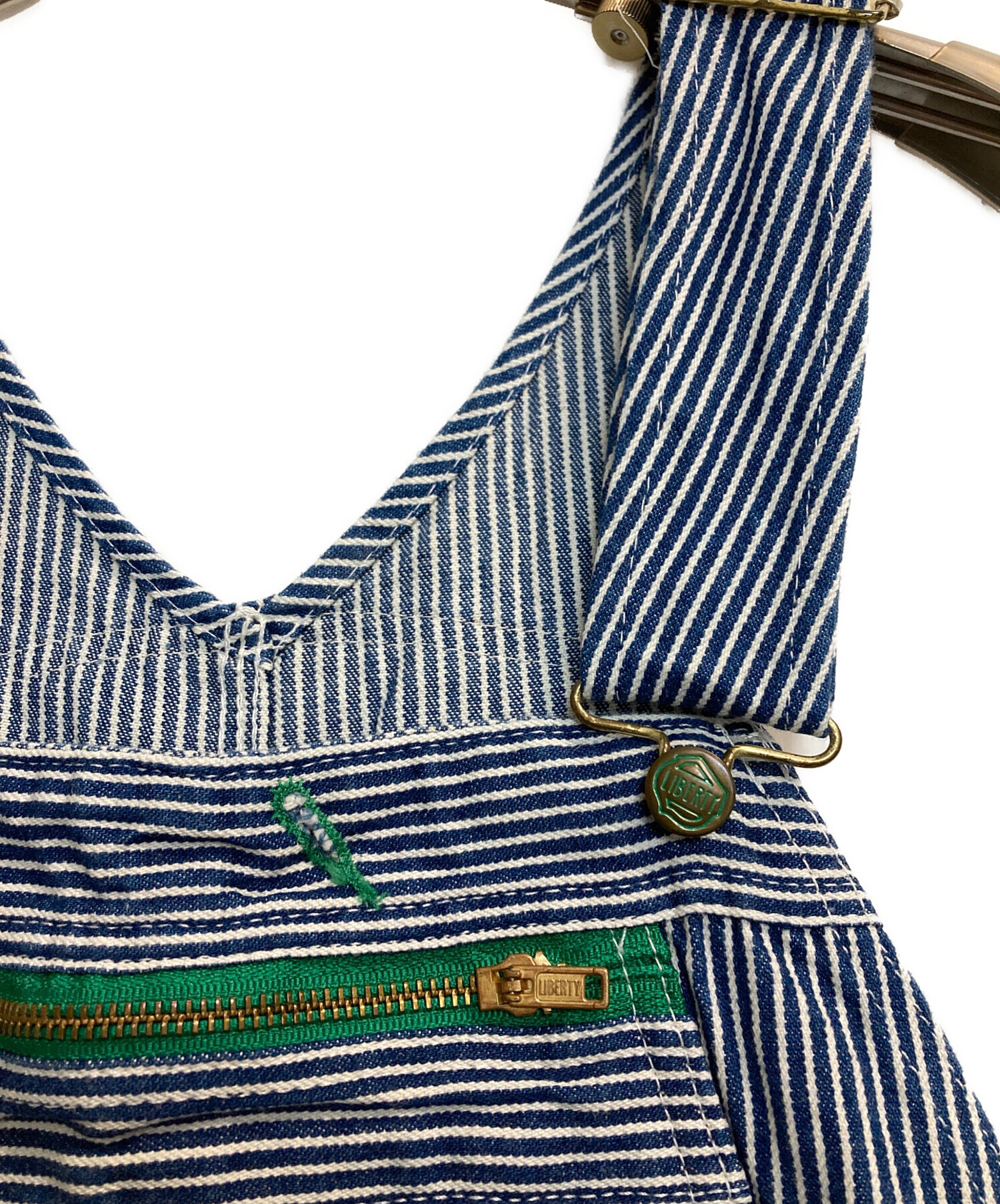 中古・古着通販】LIBERTY (リバティ) ヒッコリーオーバーオール