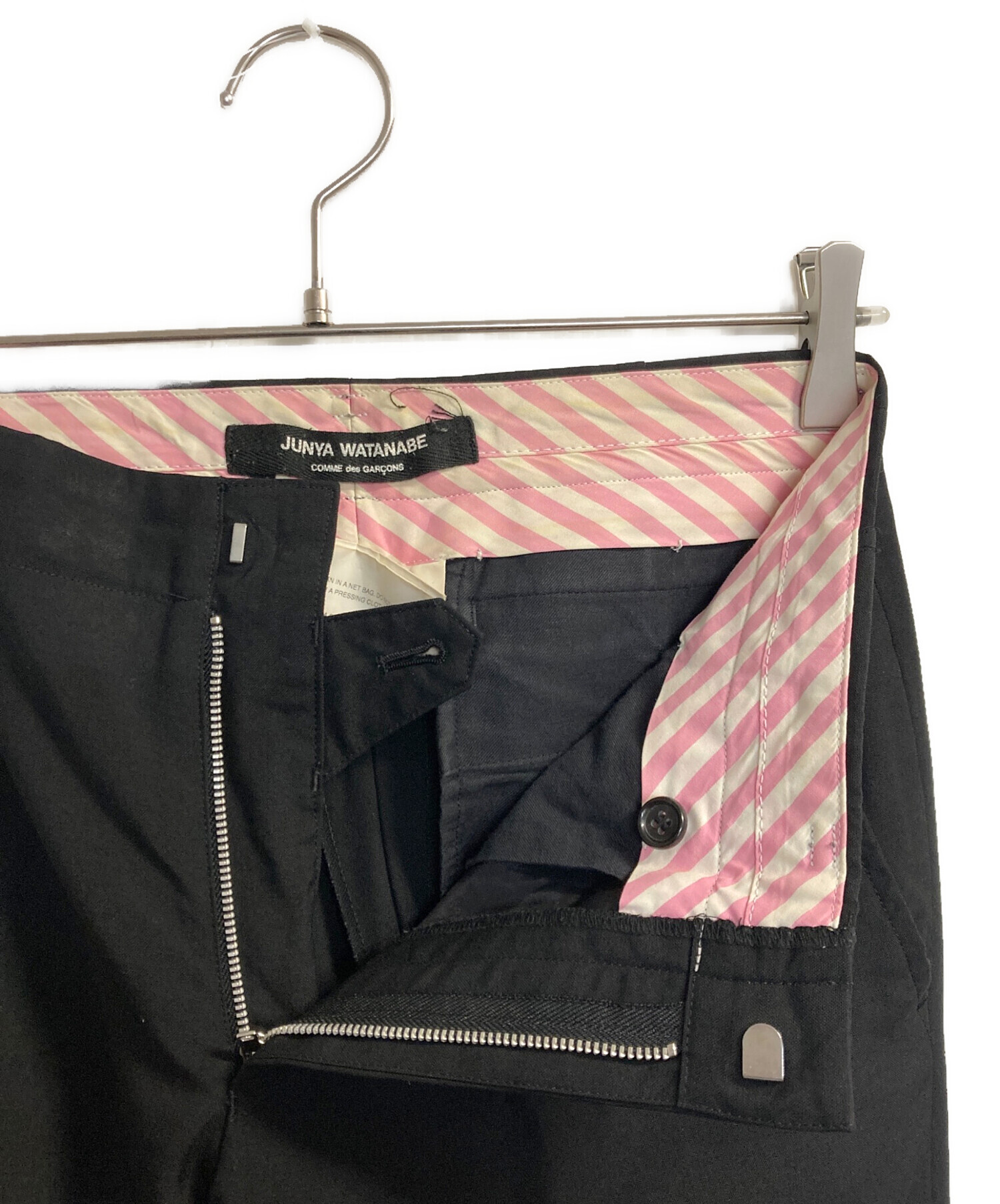 ジュンヤワタナベ コムデギャルソン ポリ縮パンツ 縮絨 パンツ スラックス ジュンヤワタナベ コムデギャルソン ポリ縮パンツ 縮絨 パンツ