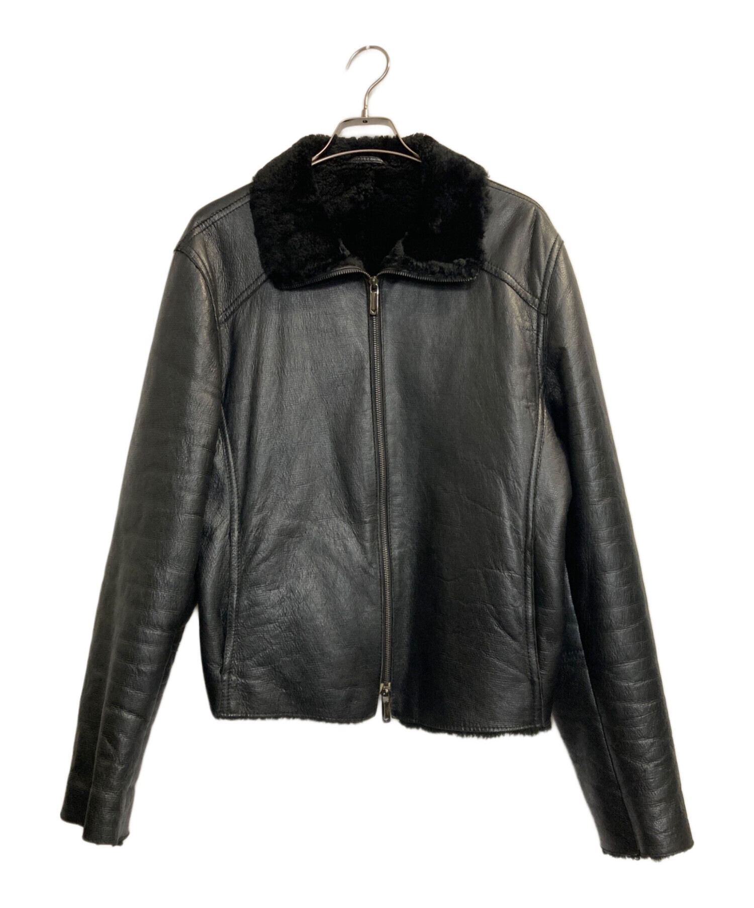 中古・古着通販】EMPORIO ARMANI (エンポリオアルマーニ) レザーボア 